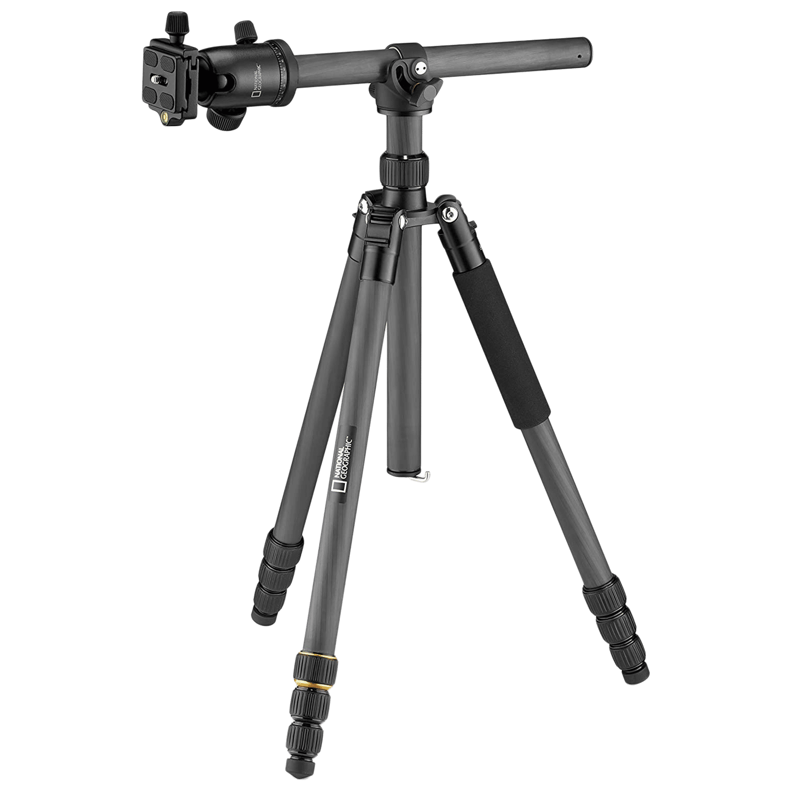NATIONAL GEOGRAPHIC Travel Photo 188.5cm Adjustable Tripod for Camera (2 in 1, Black)_8