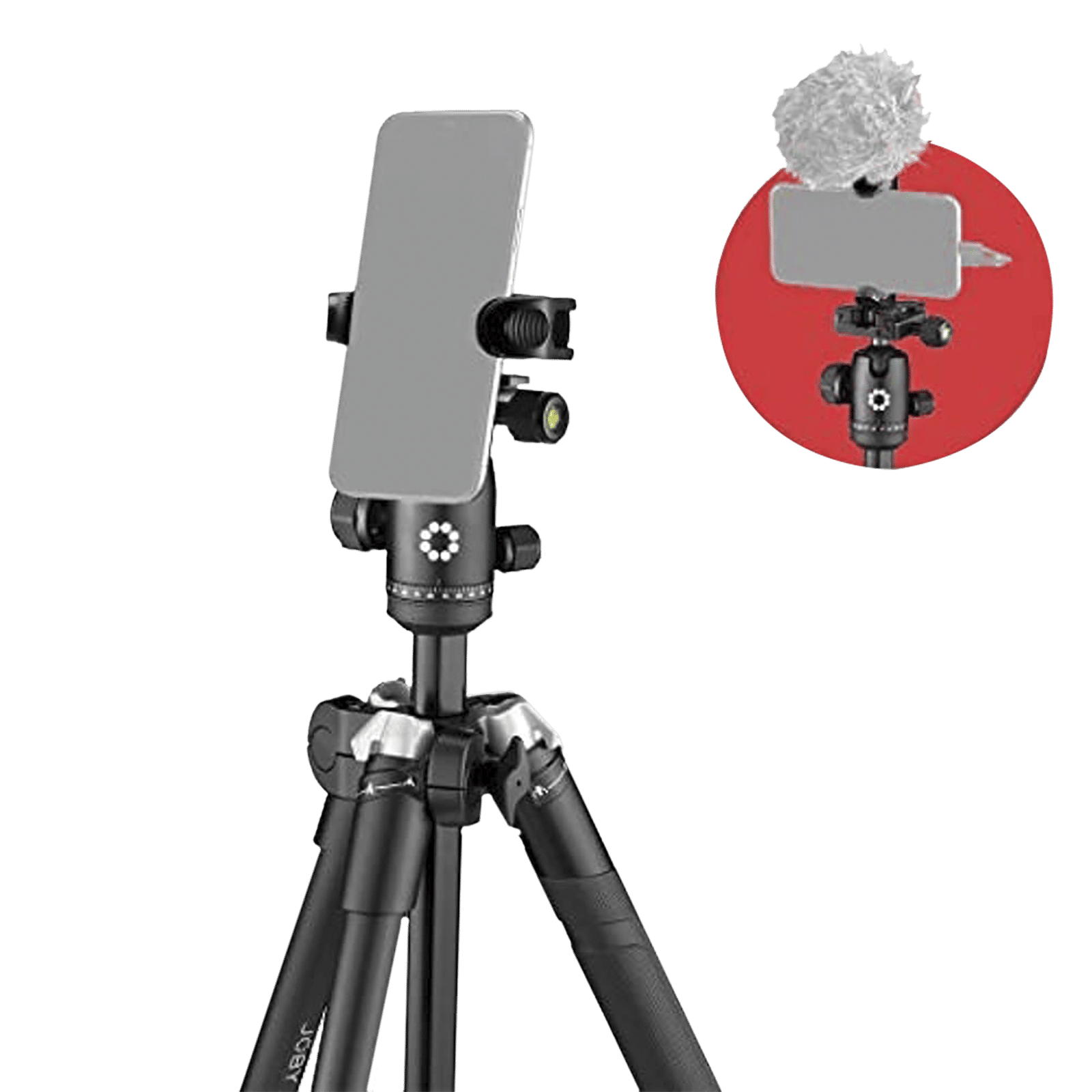 JOBY RangePod 160cm Adjustable Tripod for Mobile and Camera (360 Degree Panoramic Rotation, Black)_11