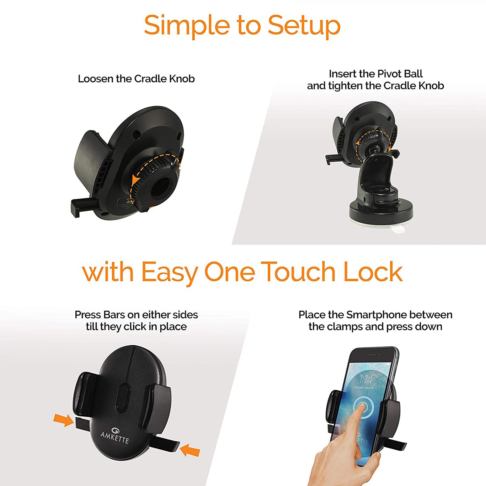 ultraprolink UM1073 Dash Mount for Mobile (Multiple Viewing Angles, Black) ultraprolink UM1073 Dash Mount for Mobile (Multiple Viewing Angles, Black)_5