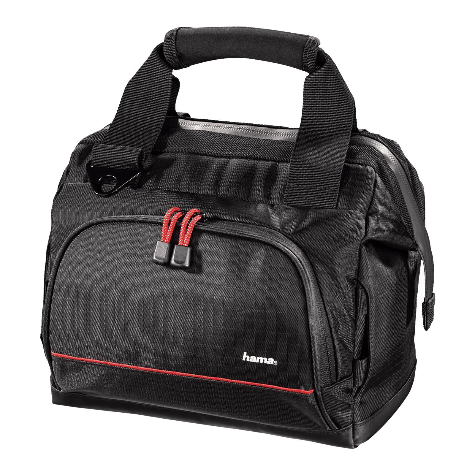 hama Multitrans Recycled Polyester Camera Shoulder Bag For DSLR ( Sturdy Metal Hooks and Rings , 126665 , Black ) hama Multitrans Recycled Polyester Camera Shoulder Bag For DSLR ( Sturdy Metal Hooks and Rings , 126665 , Black )_1