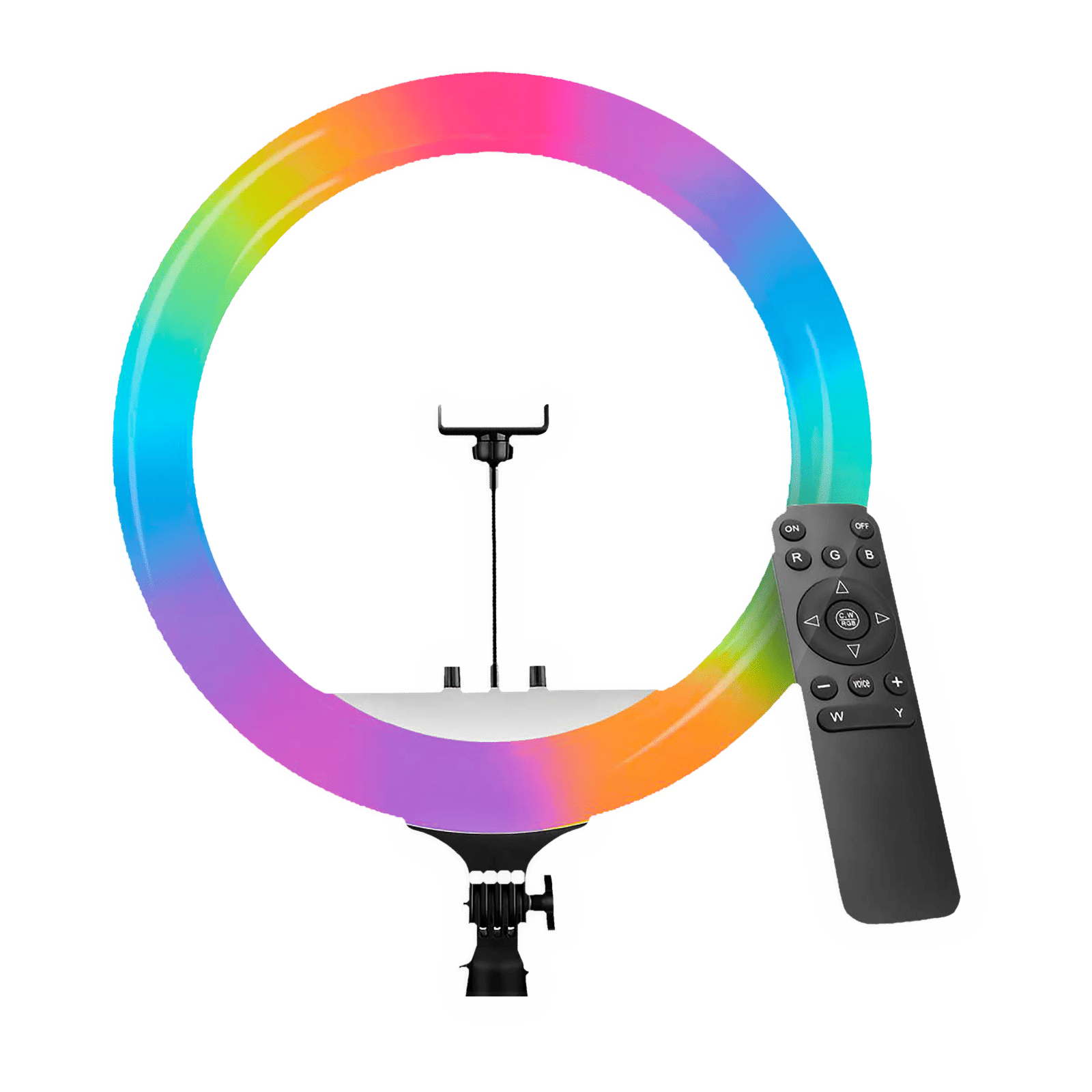 Digitek DRL-18 RGB Ring Light with Remote & Carry Bag for Photography, Videography & Live Streaming (Multi-Angle Adjustment)_1