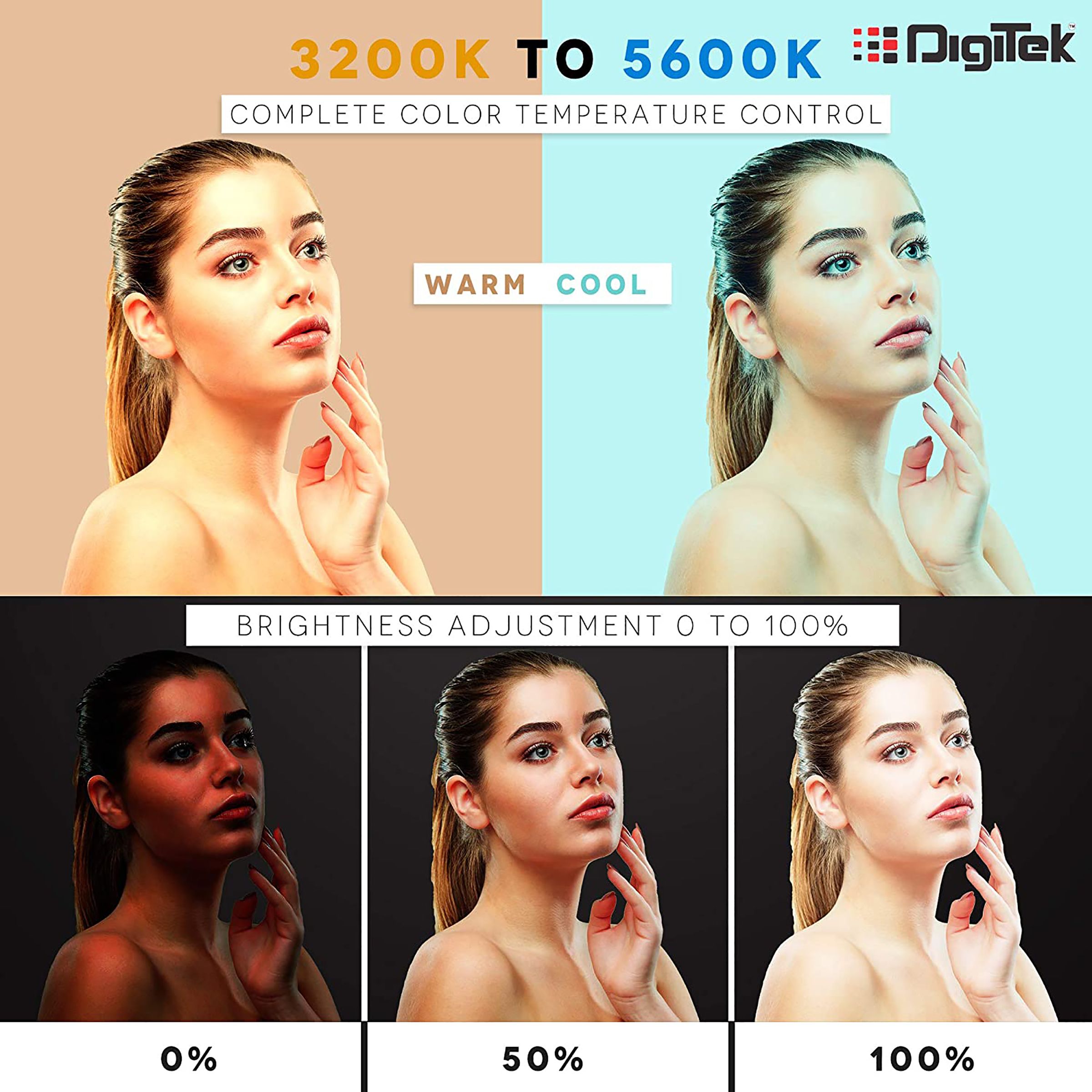 Digitek DRL-18 Ring Light with Mobile Holder, Carry Bag for Photography & Videography (Dimmable Lighting) Digitek DRL-18 Ring Light with Mobile Holder, Carry Bag for Photography & Videography (Dimmable Lighting)_8