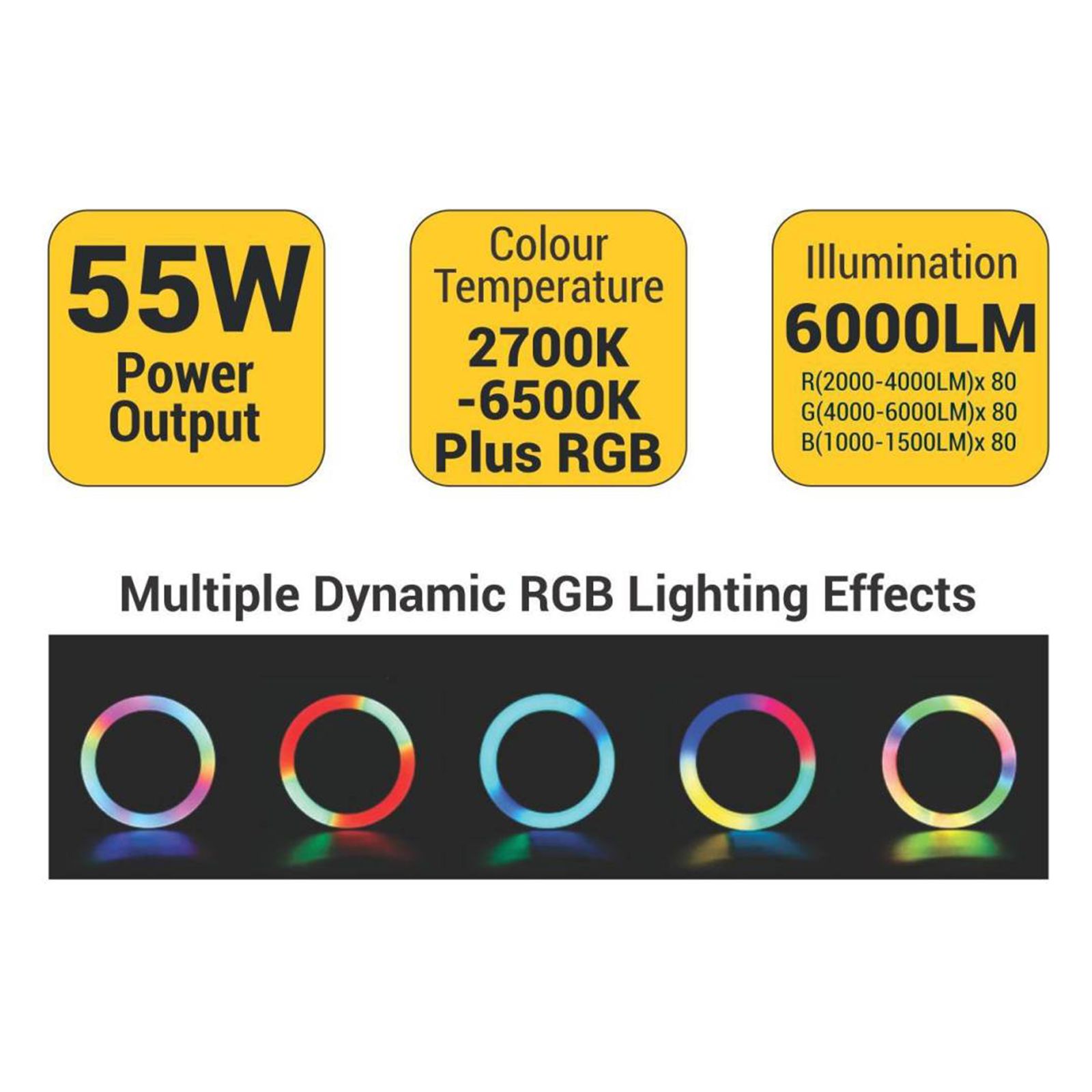 Digitek DPRL-19 RGB Ring Light with Remote Control for Photography & Videography (Rainbow Light)_9
