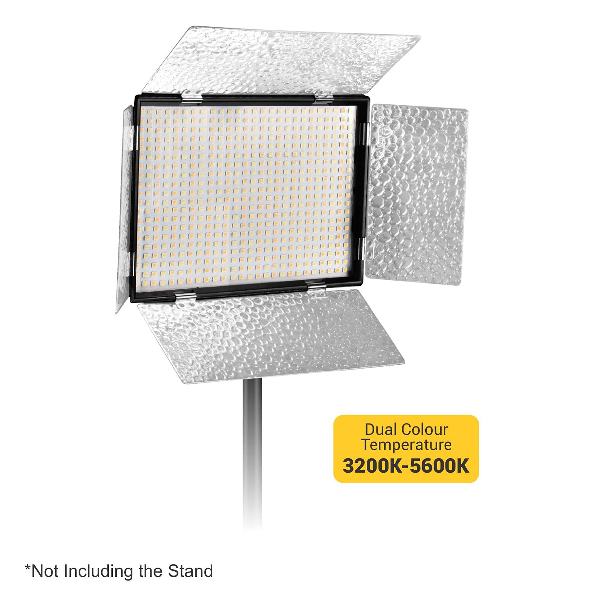 Digitek D520B LED Video Light with 4 Detachable Barndoor for Still Photography & Videography (Dual Color Temperature) Digitek D520B LED Video Light with 4 Detachable Barndoor for Still Photography & Videography (Dual Color Temperature)_6