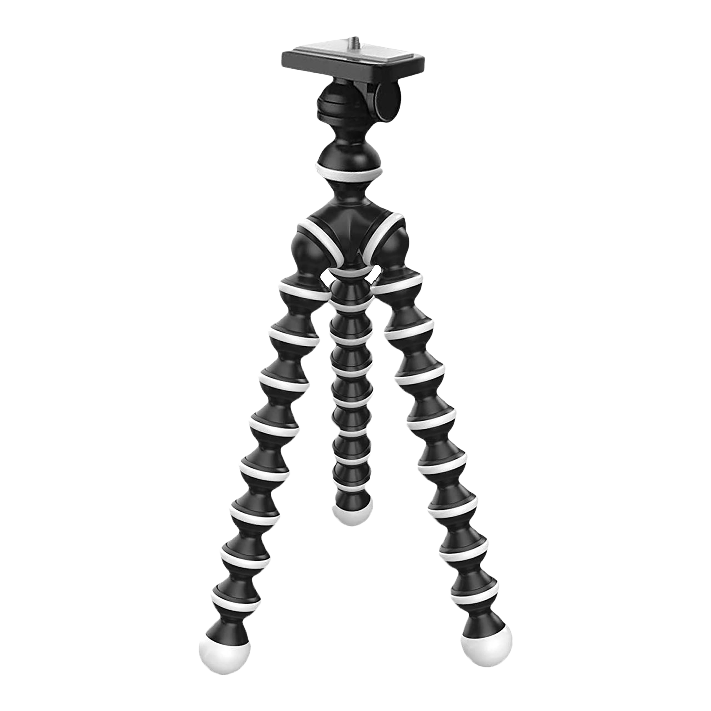 DigiTek DTR 260 GT 24cm Adjustable GorillaPod for Mobile and Camera with Remote (Rotating Sphere, Black)_1