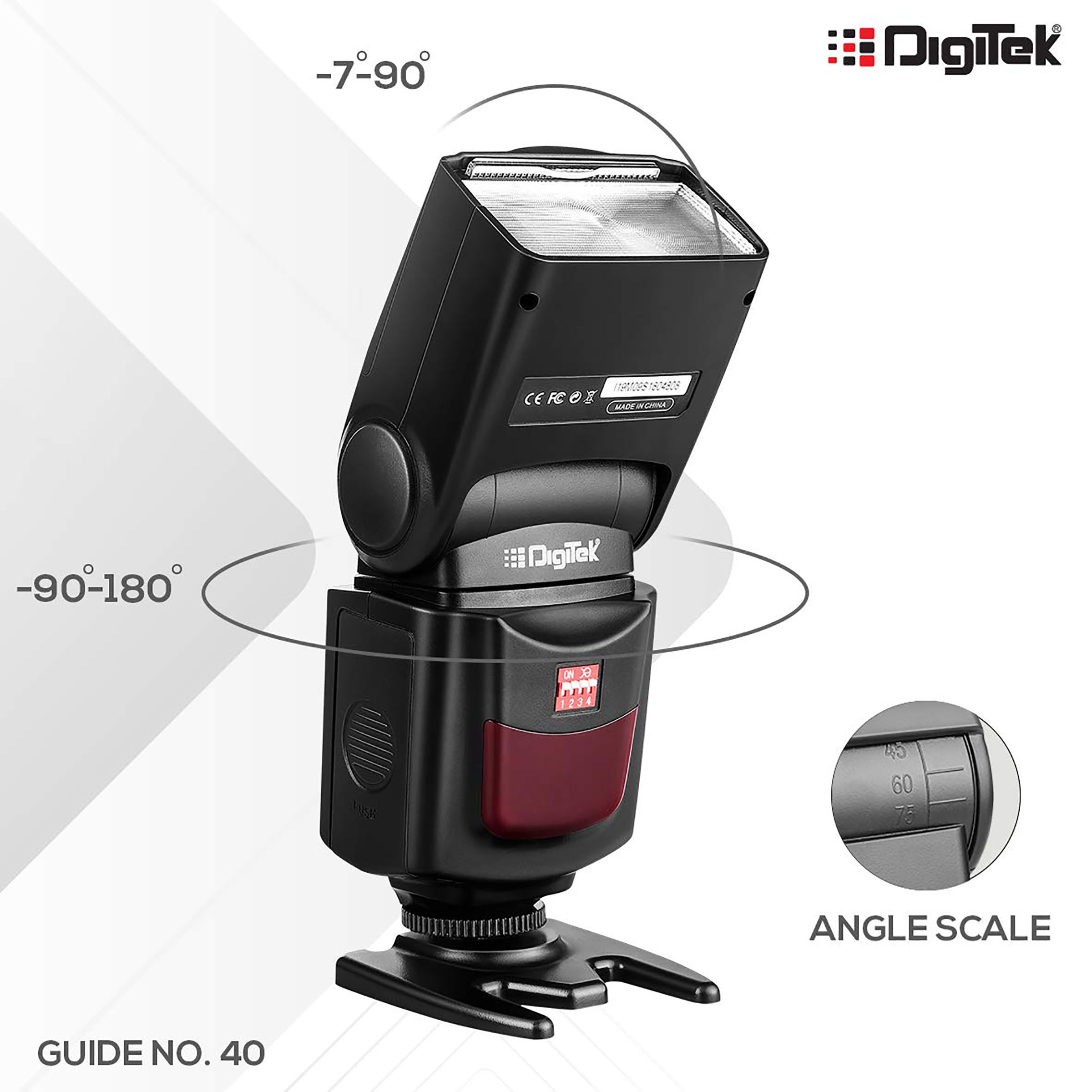 DigiTek DFL-088 Flash Speedlite for Canon, Nikon, Pentax, Olympus (Standard Hot Shoe Mount) DigiTek DFL-088 Flash Speedlite for Canon, Nikon, Pentax, Olympus (Standard Hot Shoe Mount)_3