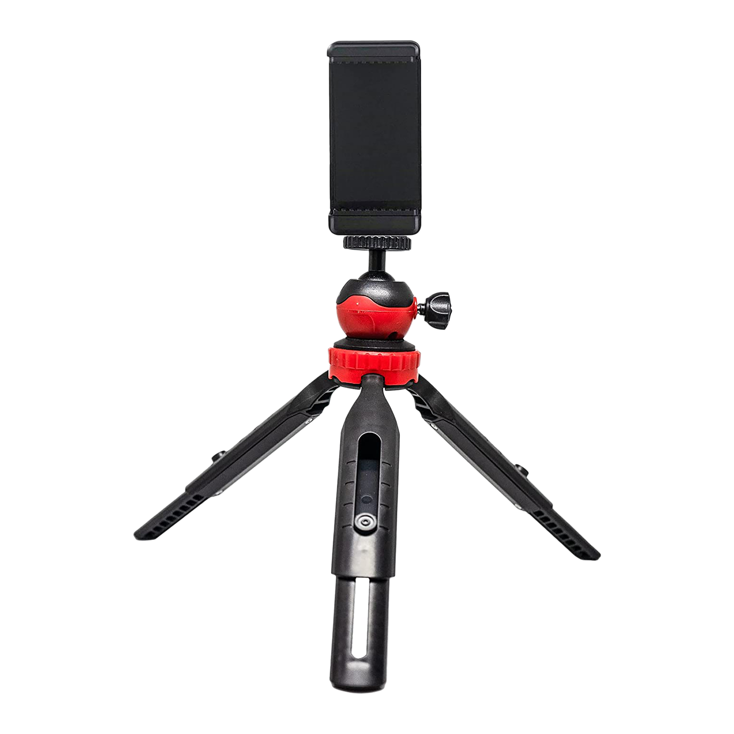 HIFFIN HF-350 19.81cm Adjustable Mini Tripod for Mobile and Camera (Anti Skid Feet, Black)_1