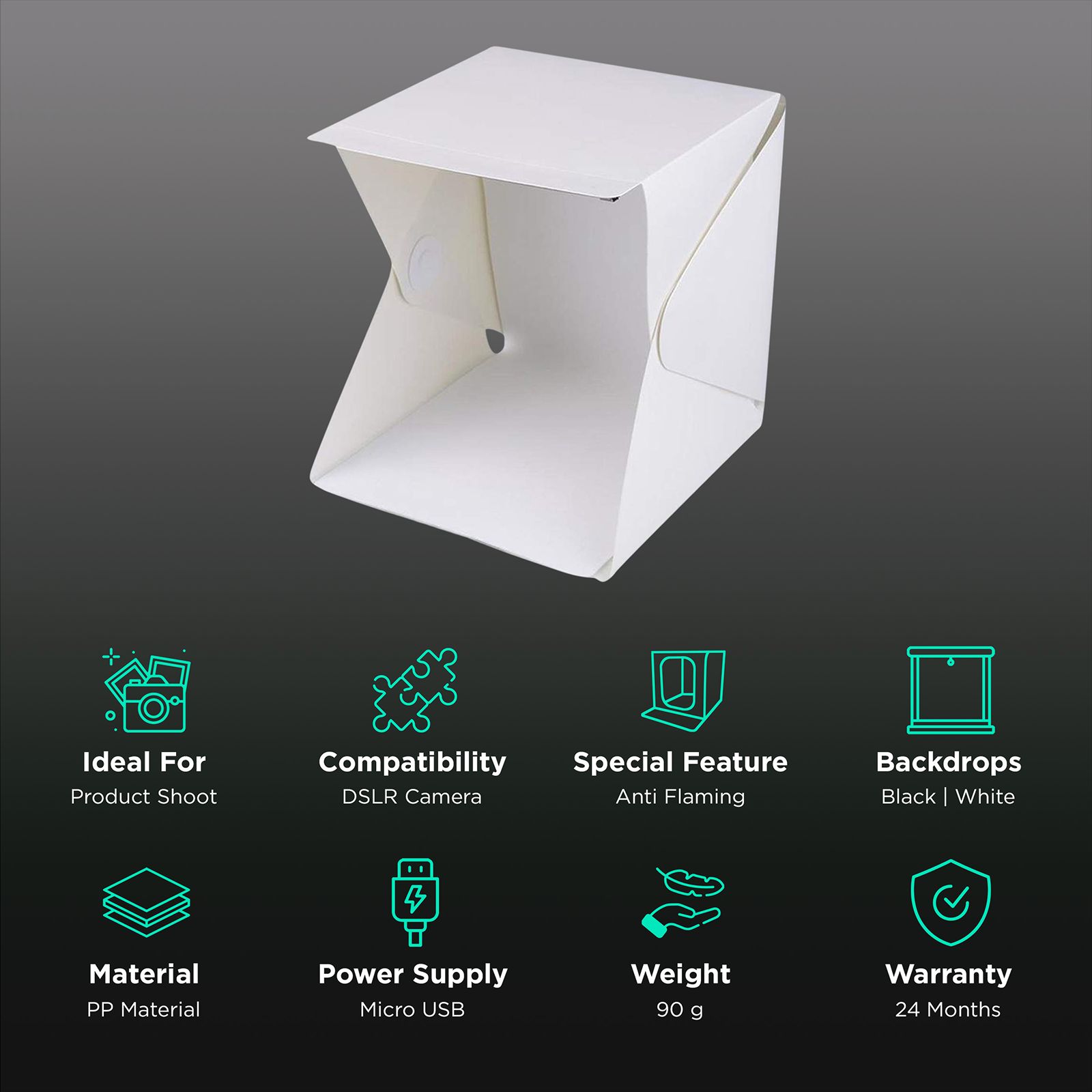 HIFFIN Light Box for Still Photography (Compact & Portable) HIFFIN Light Box for Still Photography (Compact & Portable)_2