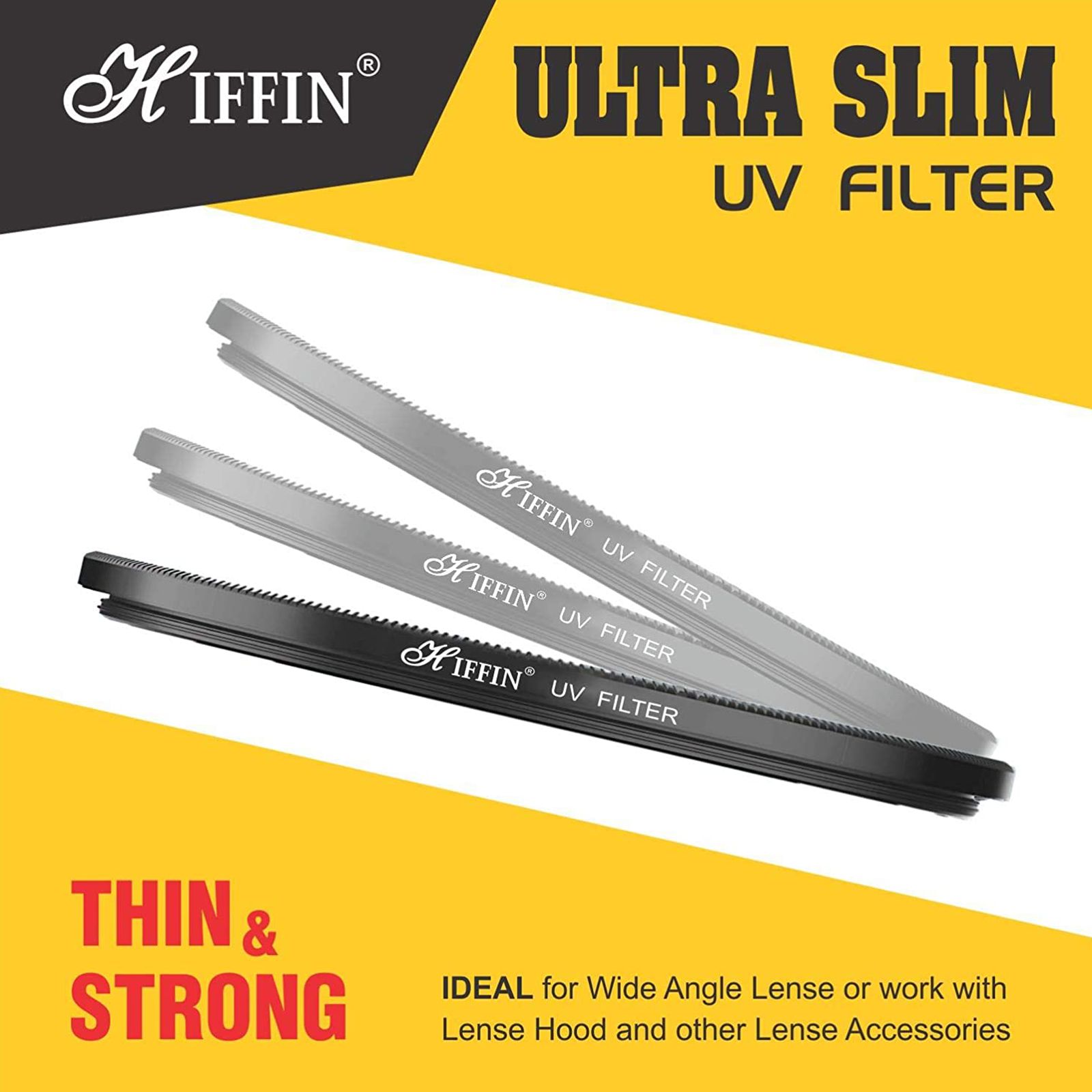 HIFFIN Super DMC Ultra Slim 77mm Camera Lens UV Filter (16 Layers Nano Coating) HIFFIN Super DMC Ultra Slim 77mm Camera Lens UV Filter (16 Layers Nano Coating)_5
