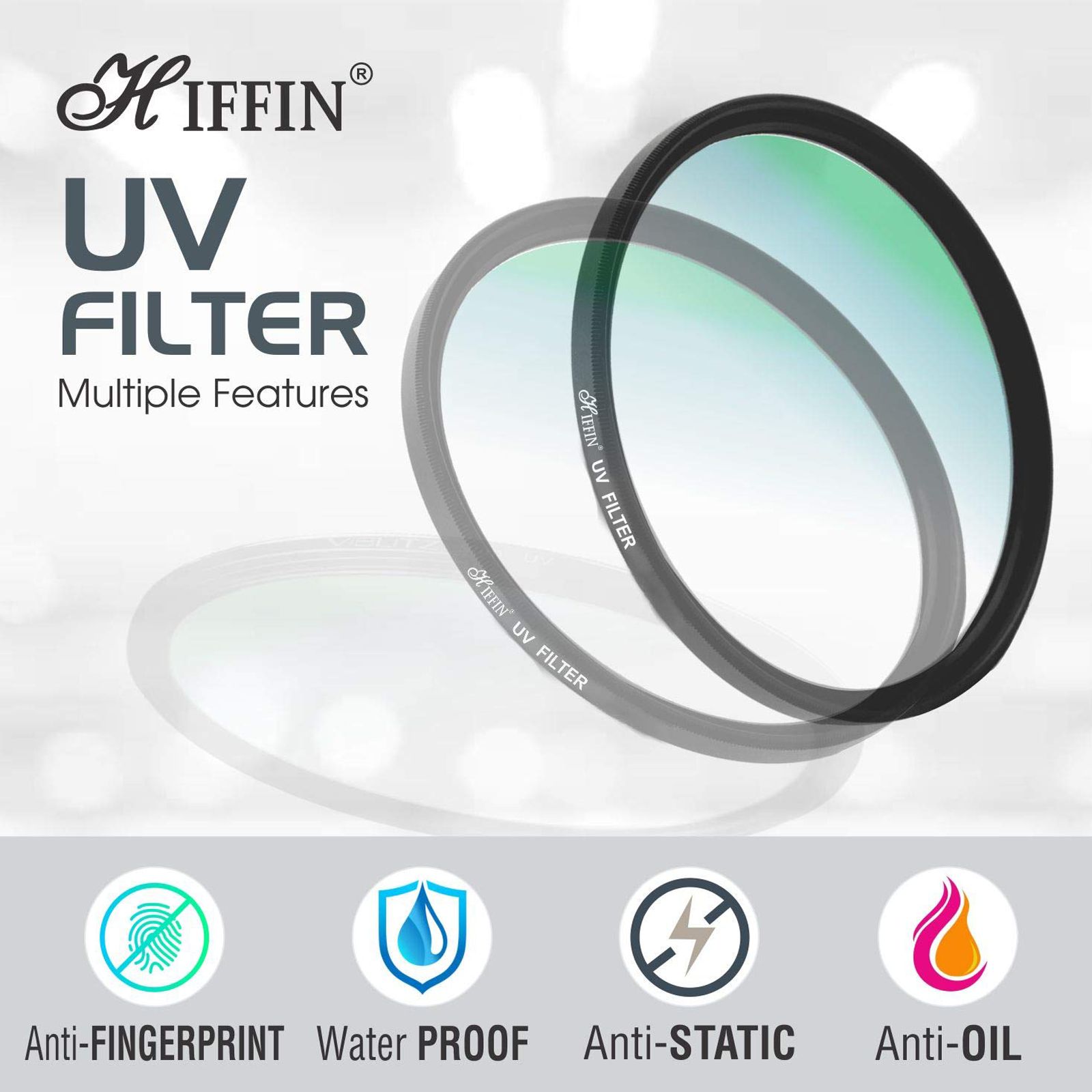 HIFFIN Super DMC Ultra Slim 95mm Camera Lens UV Filter (16 Layers Nano Coating) HIFFIN Super DMC Ultra Slim 95mm Camera Lens UV Filter (16 Layers Nano Coating)_4