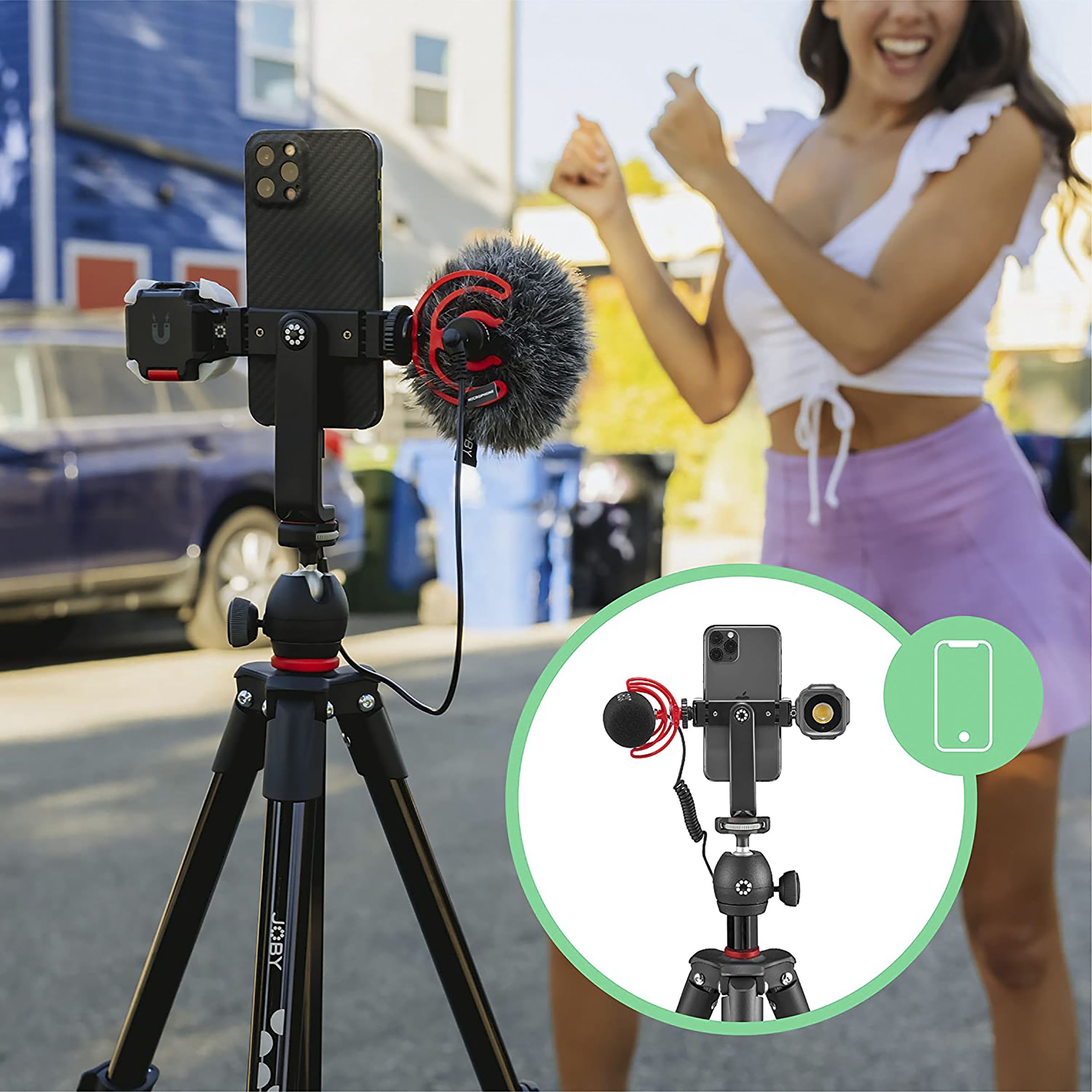 JOBY JB01760-BWW 131cm Adjustable Tripod for Mobile and Camera (Knob Locking Mechanism, Black) JOBY JB01760-BWW 131cm Adjustable Tripod for Mobile and Camera (Knob Locking Mechanism, Black)_10