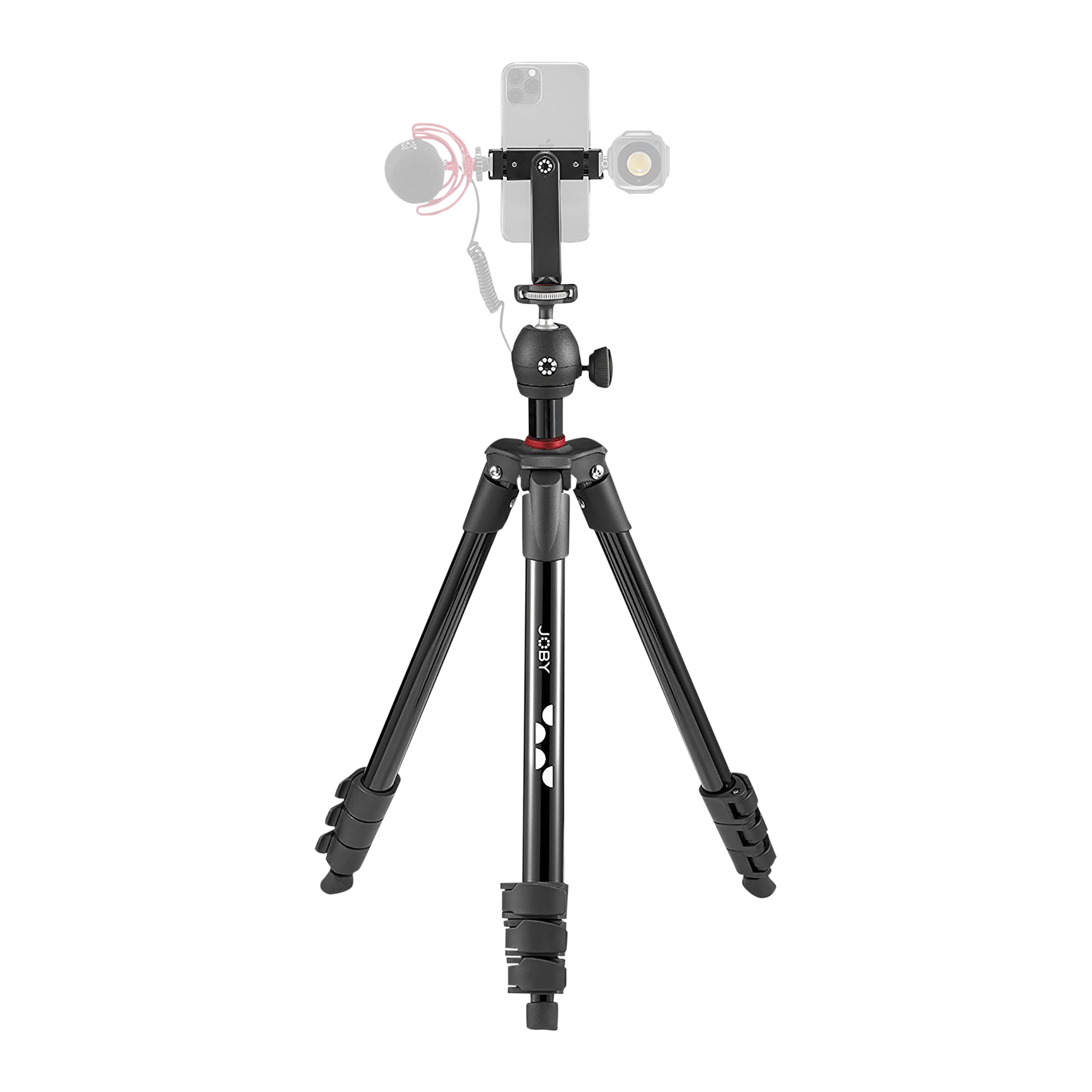 JOBY JB01760-BWW 131cm Adjustable Tripod for Mobile and Camera (Knob Locking Mechanism, Black) JOBY JB01760-BWW 131cm Adjustable Tripod for Mobile and Camera (Knob Locking Mechanism, Black)_4
