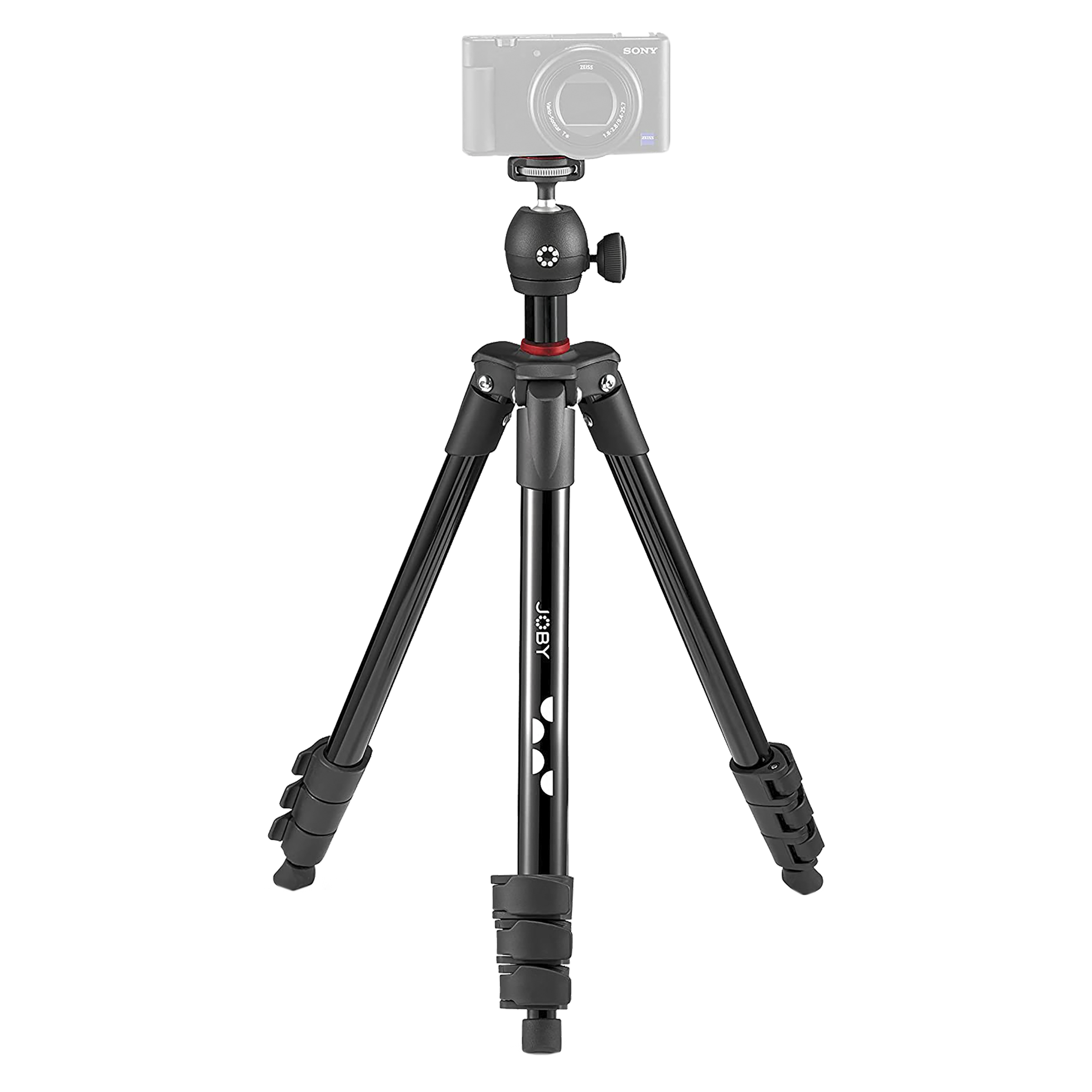 JOBY JB01760-BWW 131cm Adjustable Tripod for Mobile and Camera (Knob Locking Mechanism, Black) JOBY JB01760-BWW 131cm Adjustable Tripod for Mobile and Camera (Knob Locking Mechanism, Black)_7