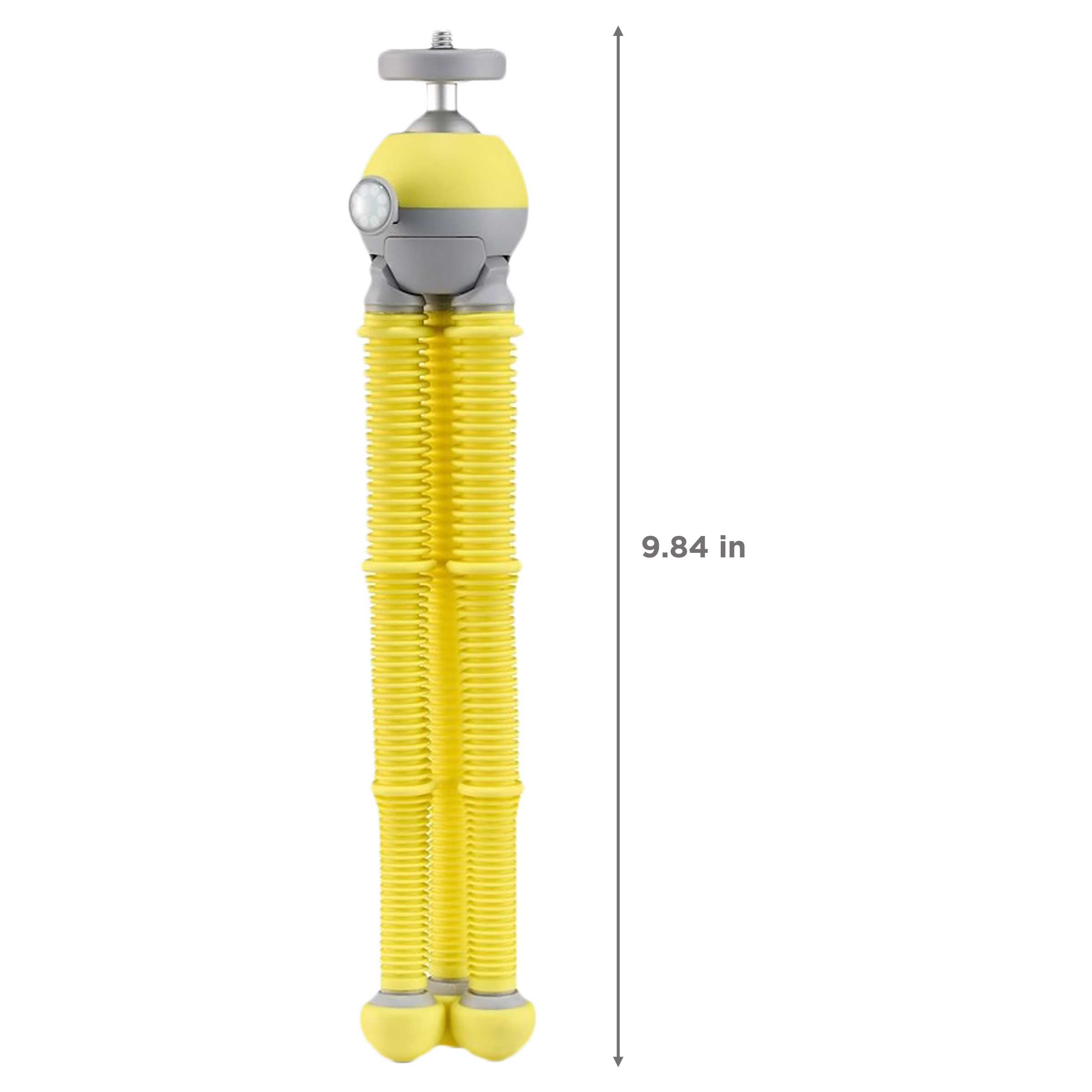 JOBY PodZilla 25cm Adjustable Tripod for Mobile and Camera (360 Degree GripTight, Yellow)_3