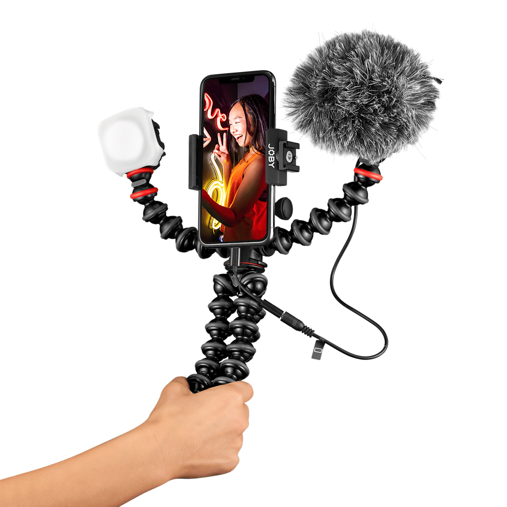 JOBY GorillaPod 33cm Adjustable Tripod for Mobile and Camera with Mic (Flexible Legs, Black)_5