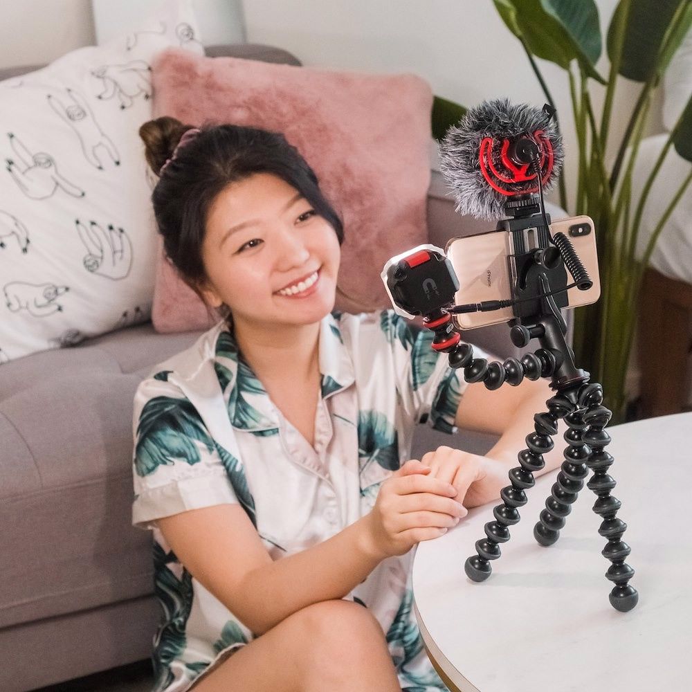 JOBY GorillaPod 33cm Adjustable Tripod for Mobile and Camera with Mic (Flexible Legs, Black)_7