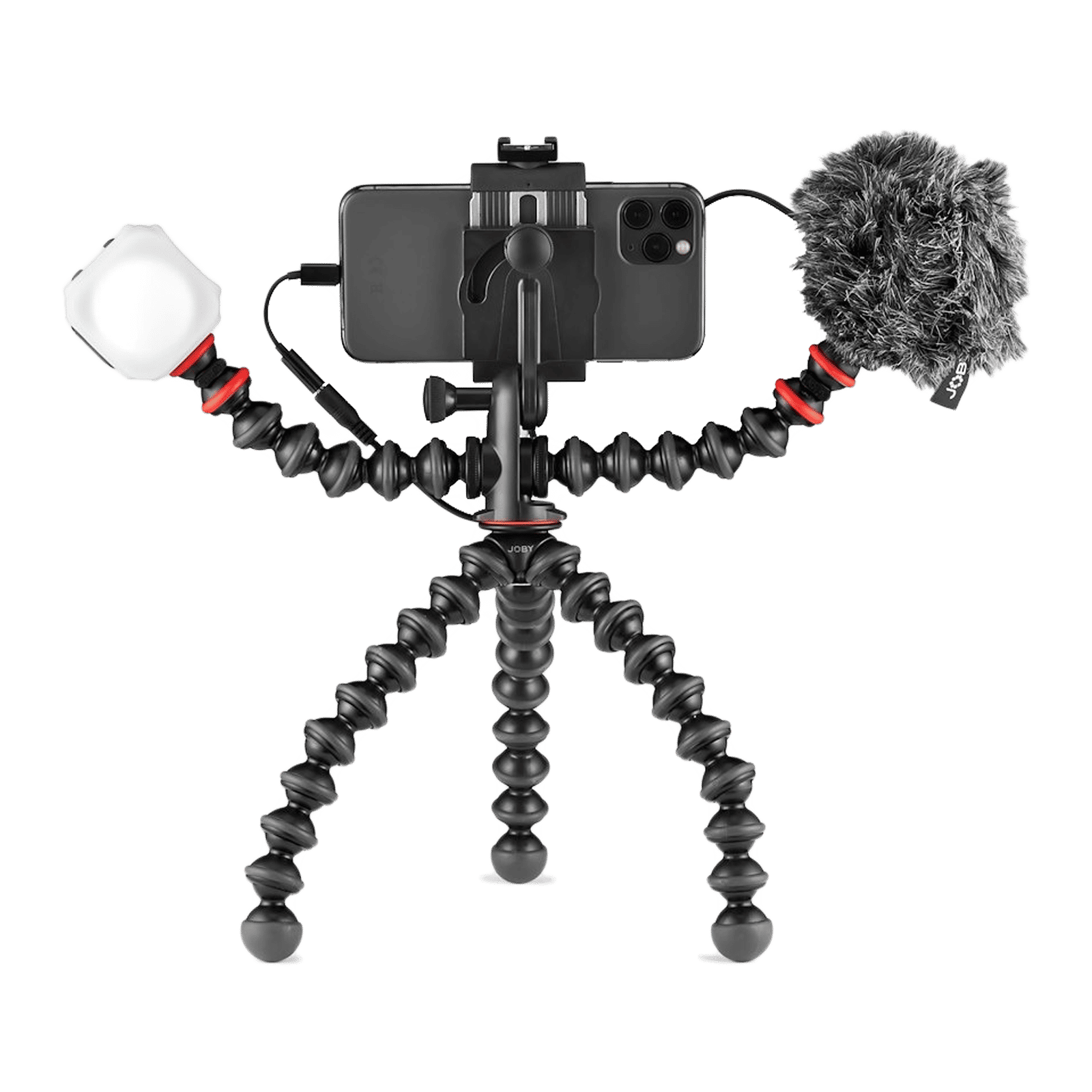 JOBY GorillaPod 33cm Adjustable Tripod for Mobile and Camera with Mic (Flexible Legs, Black)_9