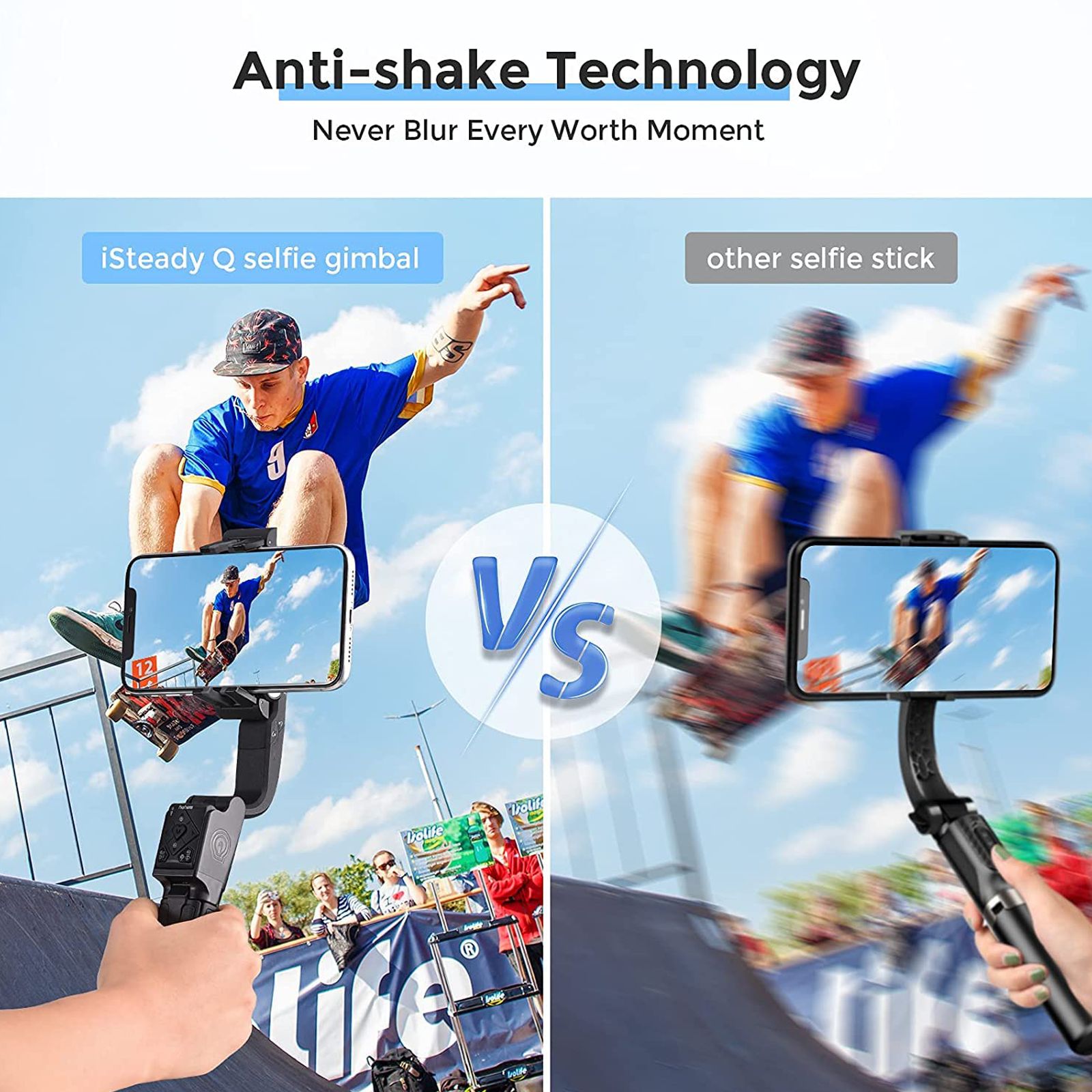 Hohem iSteady Q 1-Axis Gimbal for Mobile (Face Tracking, Black)_8