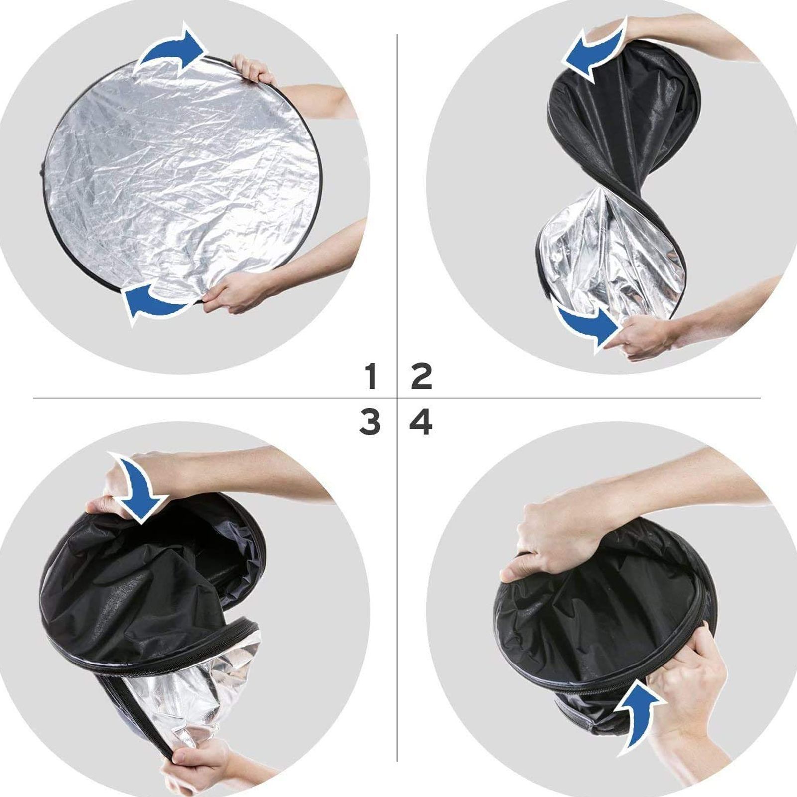 HIFFIN Light Disc Reflector with Bag for Photography (5-in-1)_3