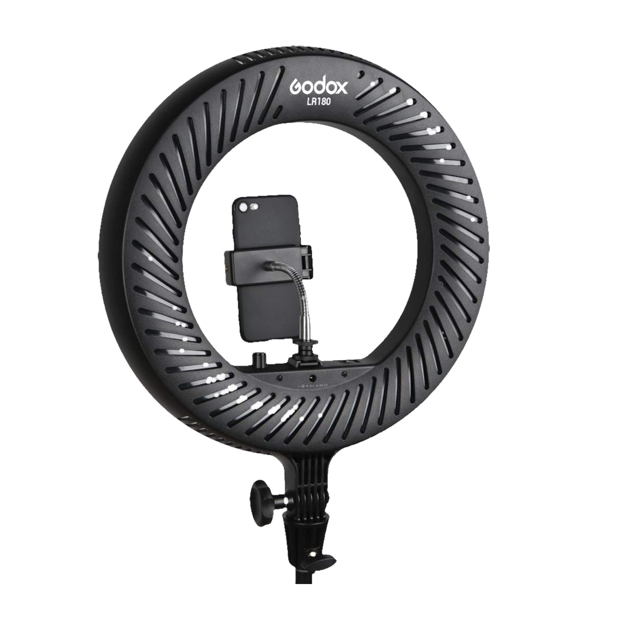 Godox LR180 Ring Light with Mobile Holder for Still Photography & Videography (180 LED Beads) Godox LR180 Ring Light with Mobile Holder for Still Photography & Videography (180 LED Beads)_4