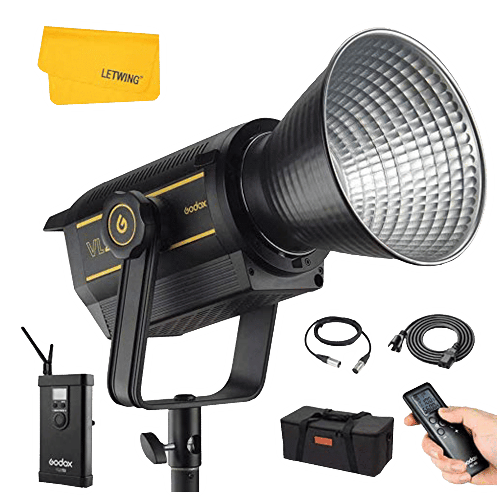 Godox VL200 LED Video Light with Bluetooth Connectivity & Carry Bag for Still Photography & Videography (Stepless Dimming) Godox VL200 LED Video Light with Bluetooth Connectivity & Carry Bag for Still Photography & Videography (Stepless Dimming)_11