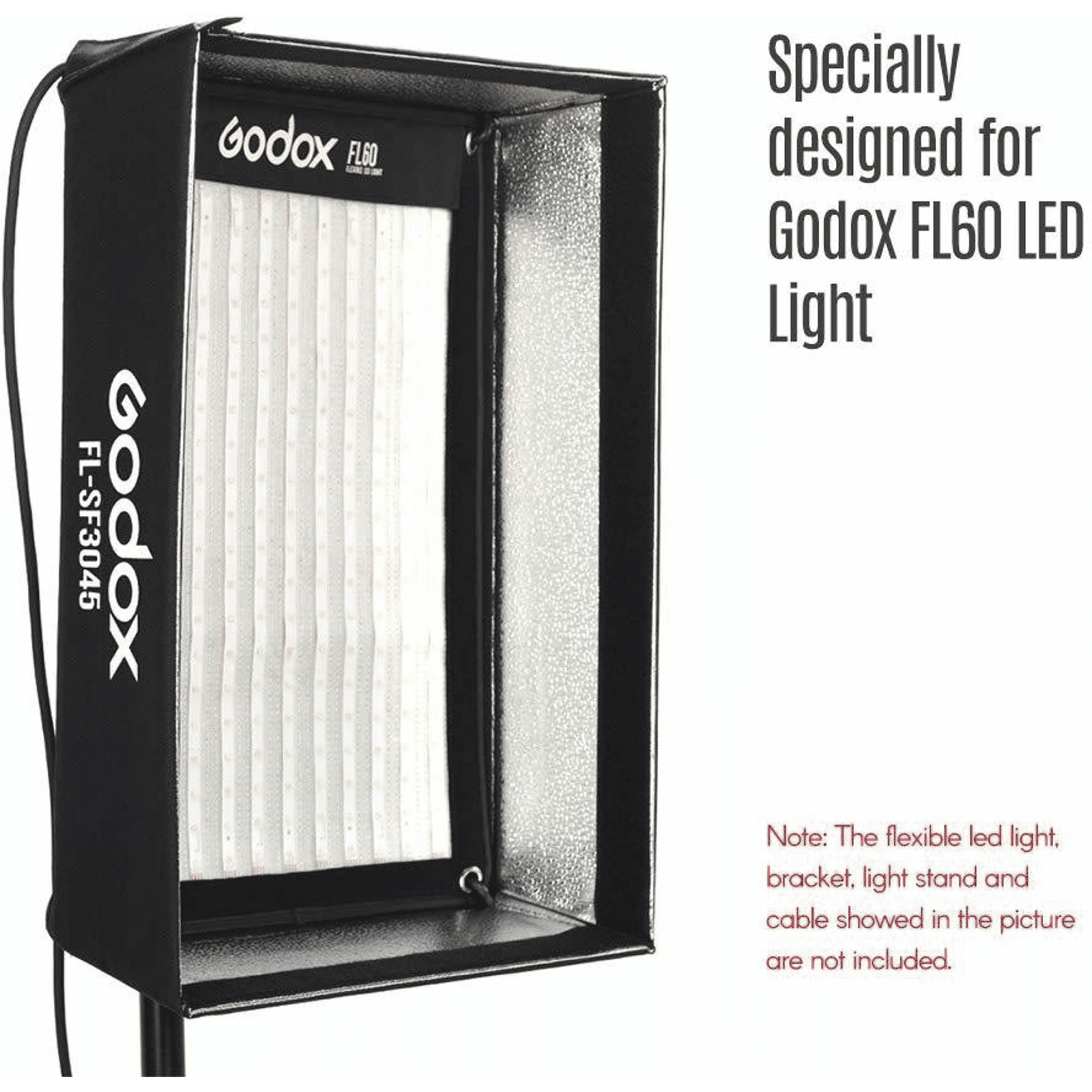 Godox FL Series Softbox with Grid for FL60 LED Panel (Lightweight & Portable) Godox FL Series Softbox with Grid for FL60 LED Panel (Lightweight & Portable)_4