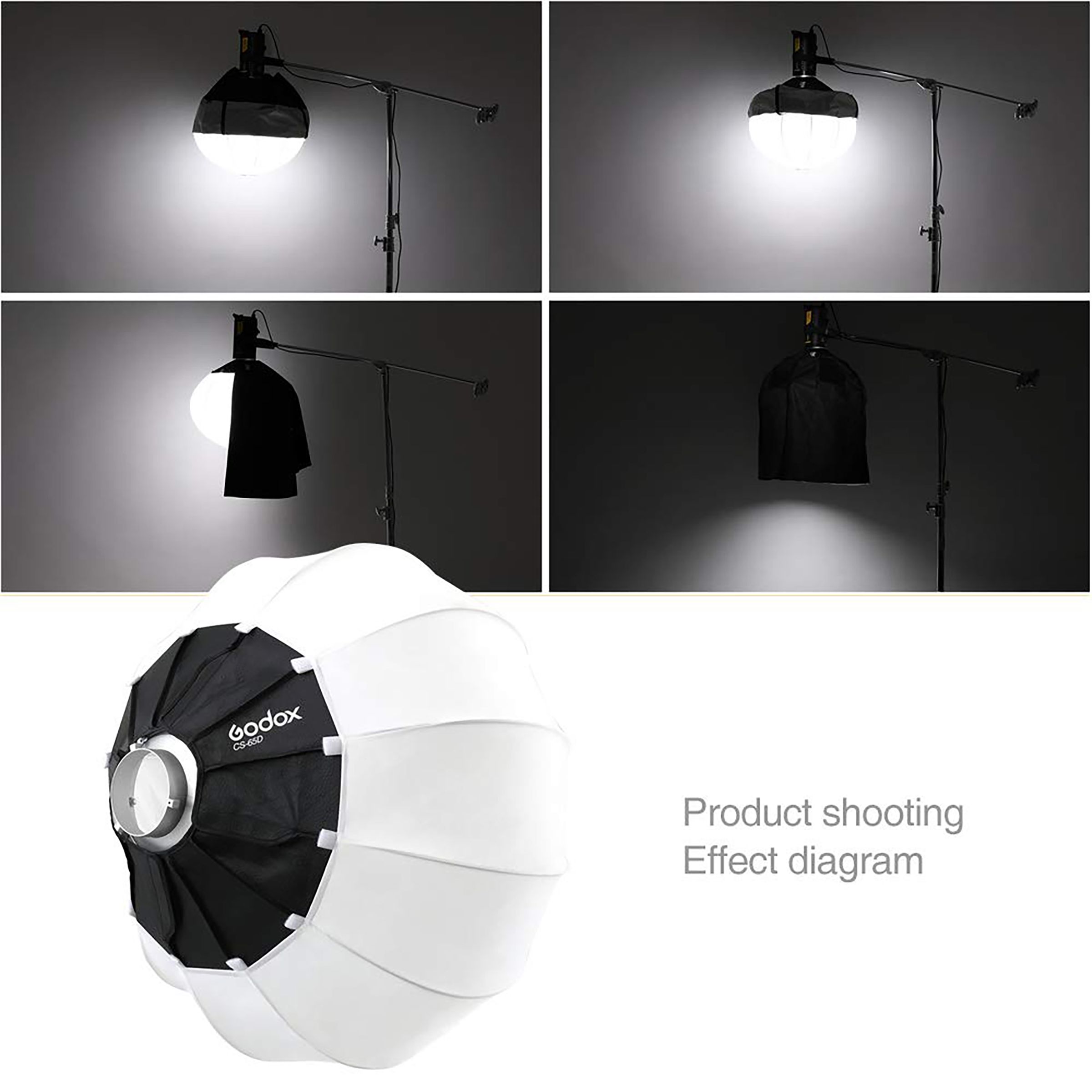 Godox CS-65D Softbox with Carry Case for Photography & Videography (Umbrella Design) Godox CS-65D Softbox with Carry Case for Photography & Videography (Umbrella Design)_8
