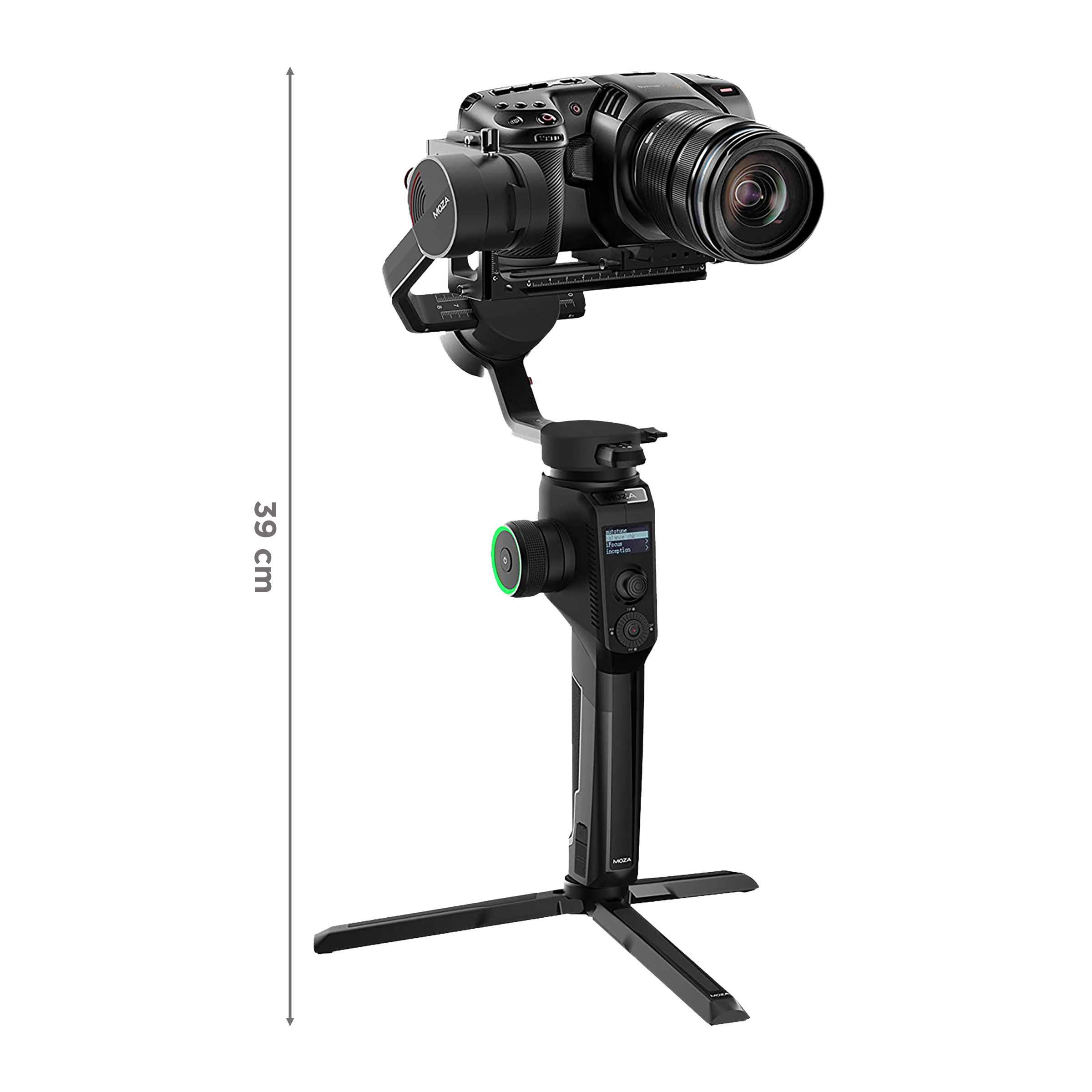MOZA AirCross 2 3-Axis Gimbal for Camera (OLED Screen, Black)_3