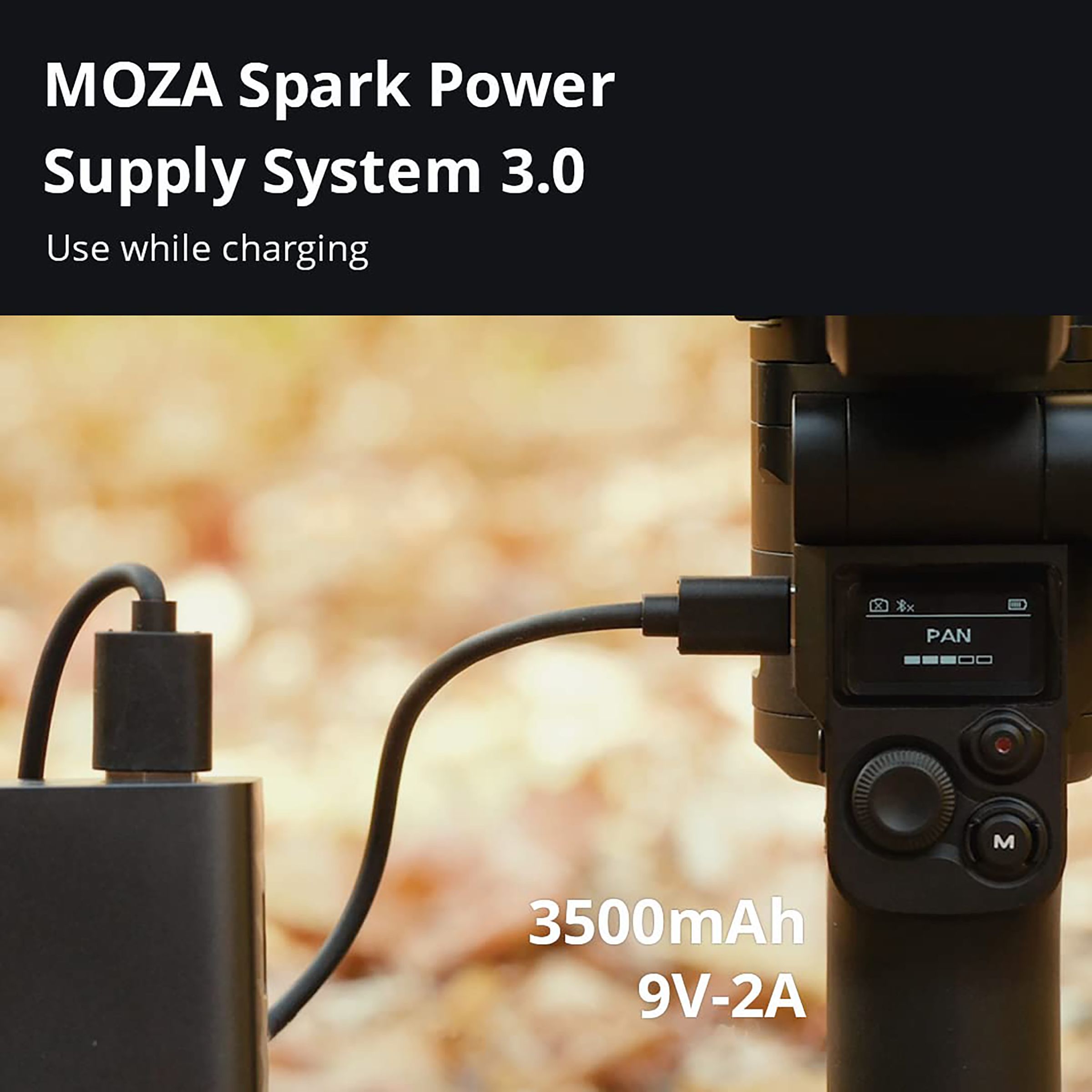 MOZA AirCross 3 Pro 3-Axis Gimbal for Camera (Hand Gesture Control, Black)_11