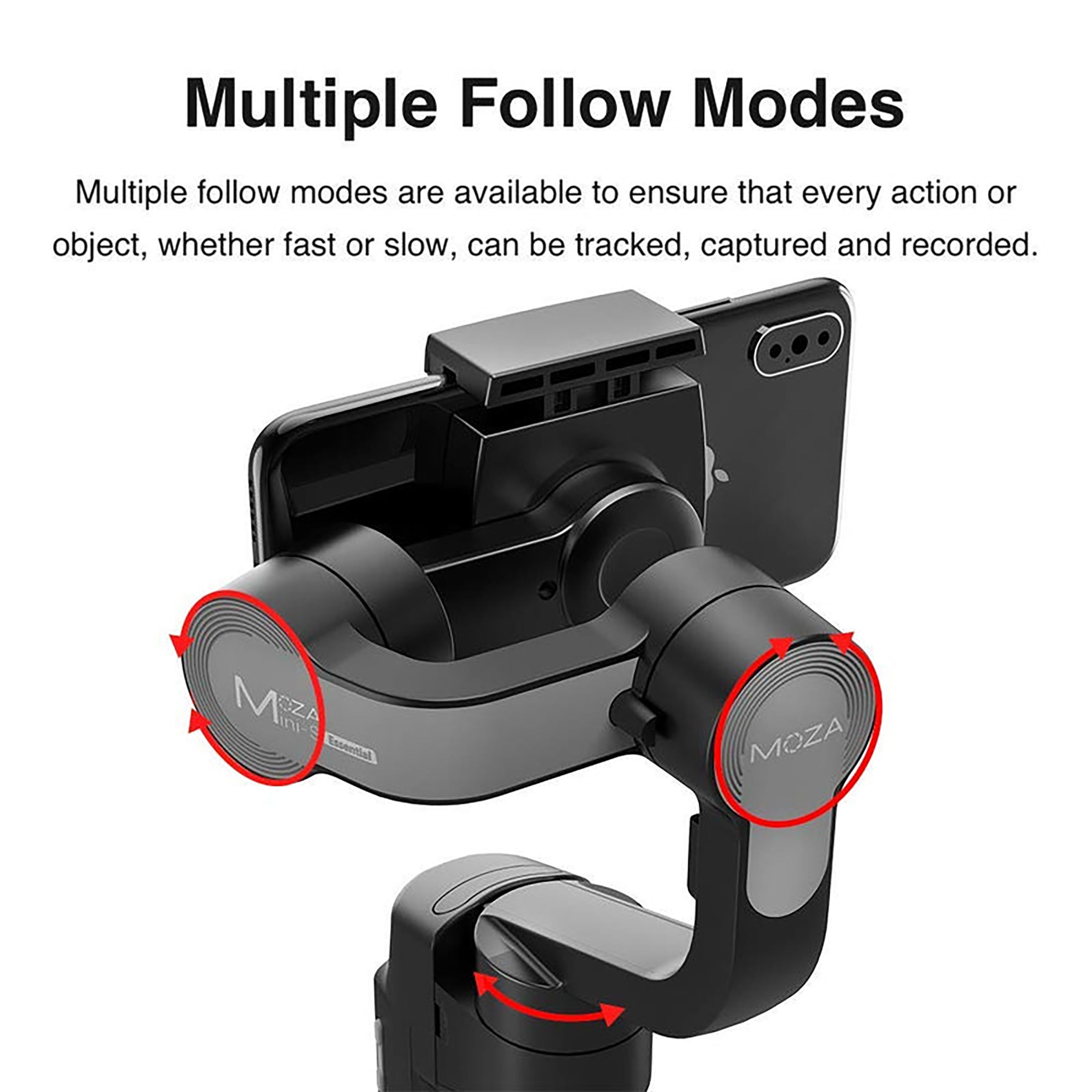 MOZA Mini-S 3-Axis Gimbal for Mobile (Inception Mode, Black) MOZA Mini-S 3-Axis Gimbal for Mobile (Inception Mode, Black)_16