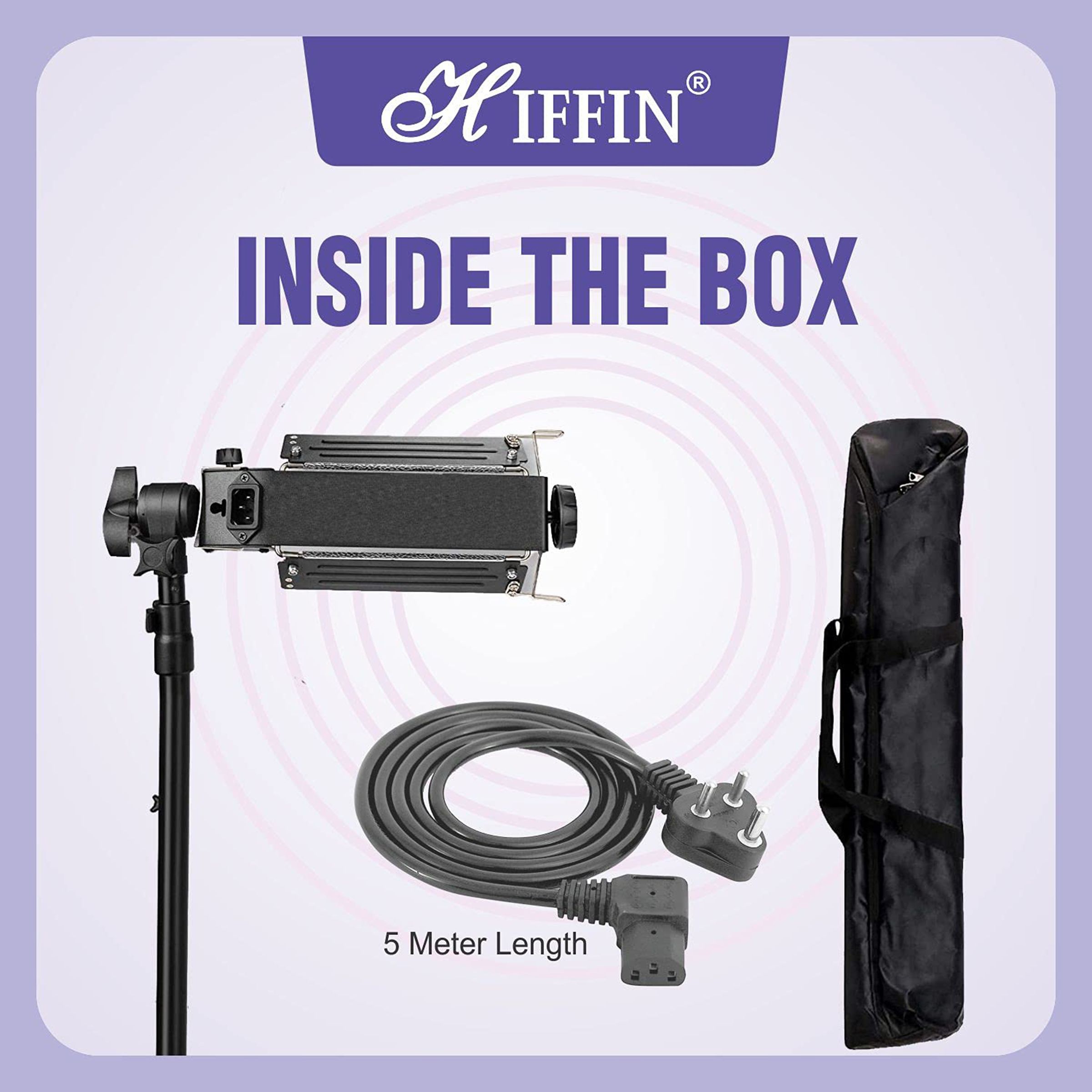 HIFFIN Porta Light with Carry Bag for Still Photography & Videography (Silver Reflector) HIFFIN Porta Light with Carry Bag for Still Photography & Videography (Silver Reflector)_5