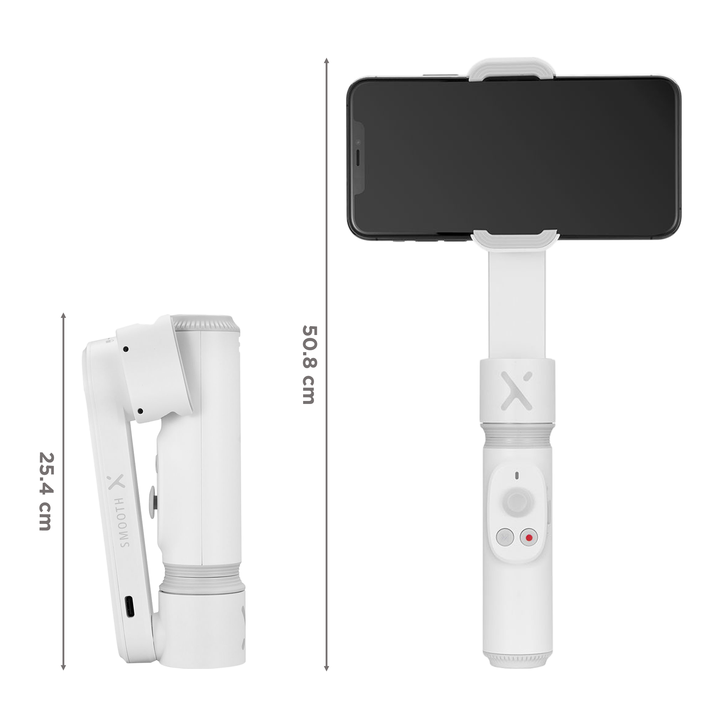Zhiyun Smooth X 2-Axis Gimbal for Mobile (Quick Portrait Mode, White) Zhiyun Smooth X 2-Axis Gimbal for Mobile (Quick Portrait Mode, White)_3