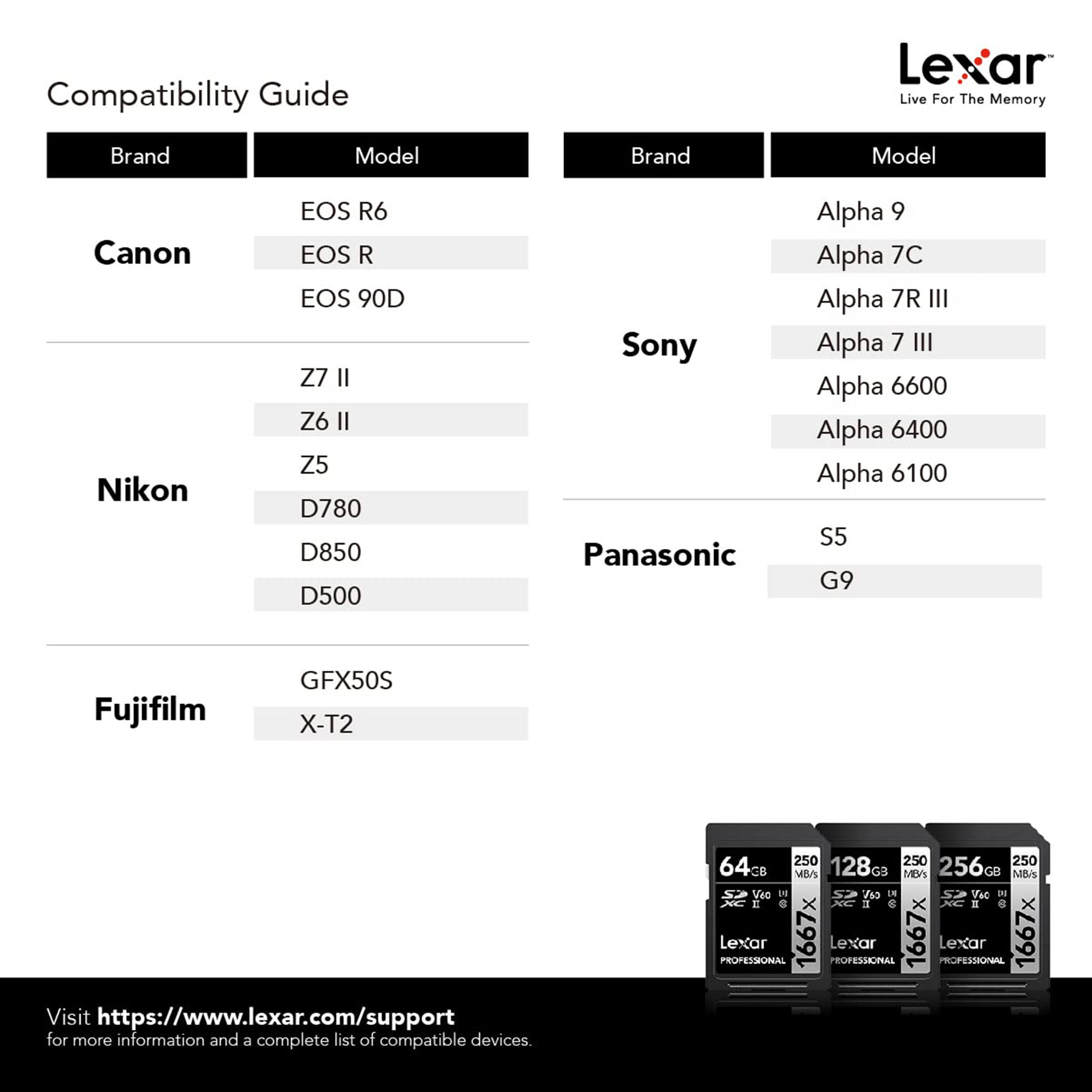 Lexar Professional 1066x SILVER Series SDXC 128GB Class 60, Class 3 250MB/s Memory Card_10