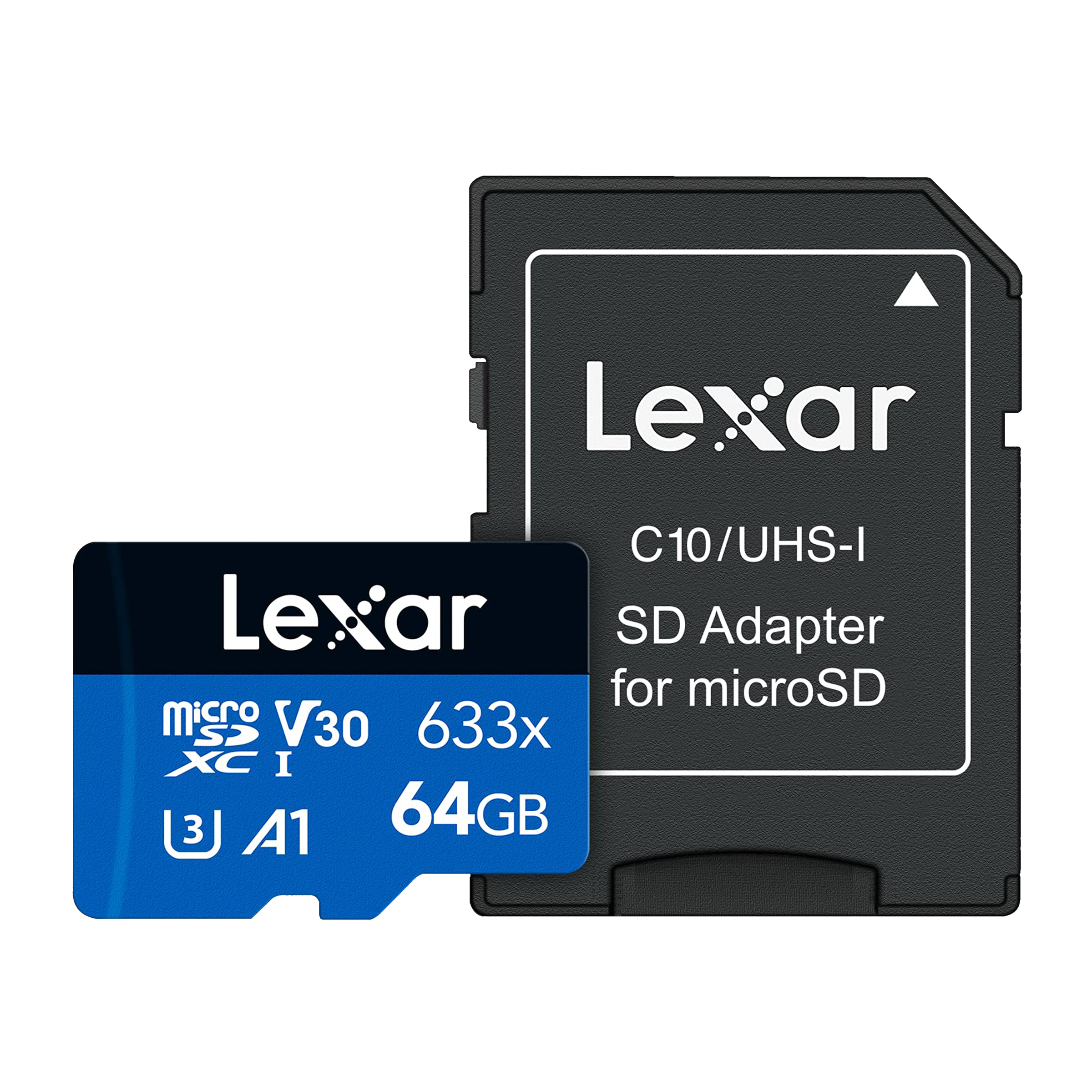Lexar 633x BLUE Series MicroSDXC 64GB Class 10 100MB/s Memory Card_1