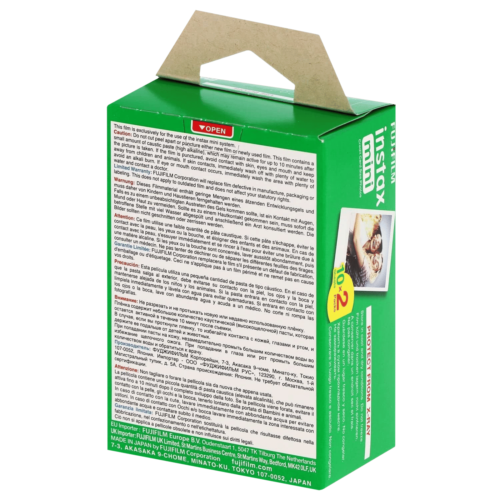 FUJIFILM Instax Mini 2 Pack of 10 Film Sheets (Glossy Finish, 16386016, White) FUJIFILM Instax Mini 2 Pack of 10 Film Sheets (Glossy Finish, 16386016, White)_6