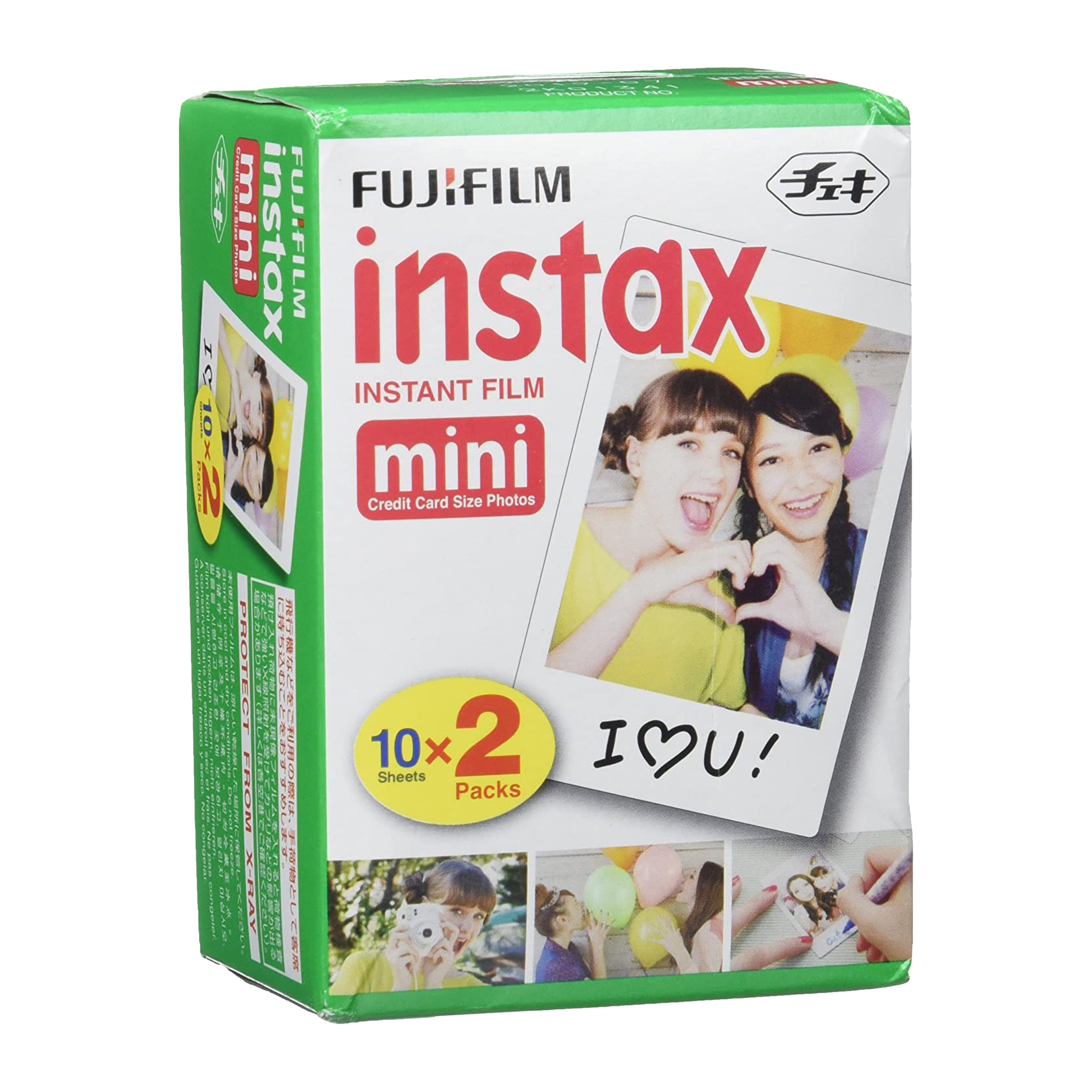FUJIFILM Instax Mini 2 Pack of 10 Film Sheets (Glossy Finish, 16386016, White) FUJIFILM Instax Mini 2 Pack of 10 Film Sheets (Glossy Finish, 16386016, White)_1