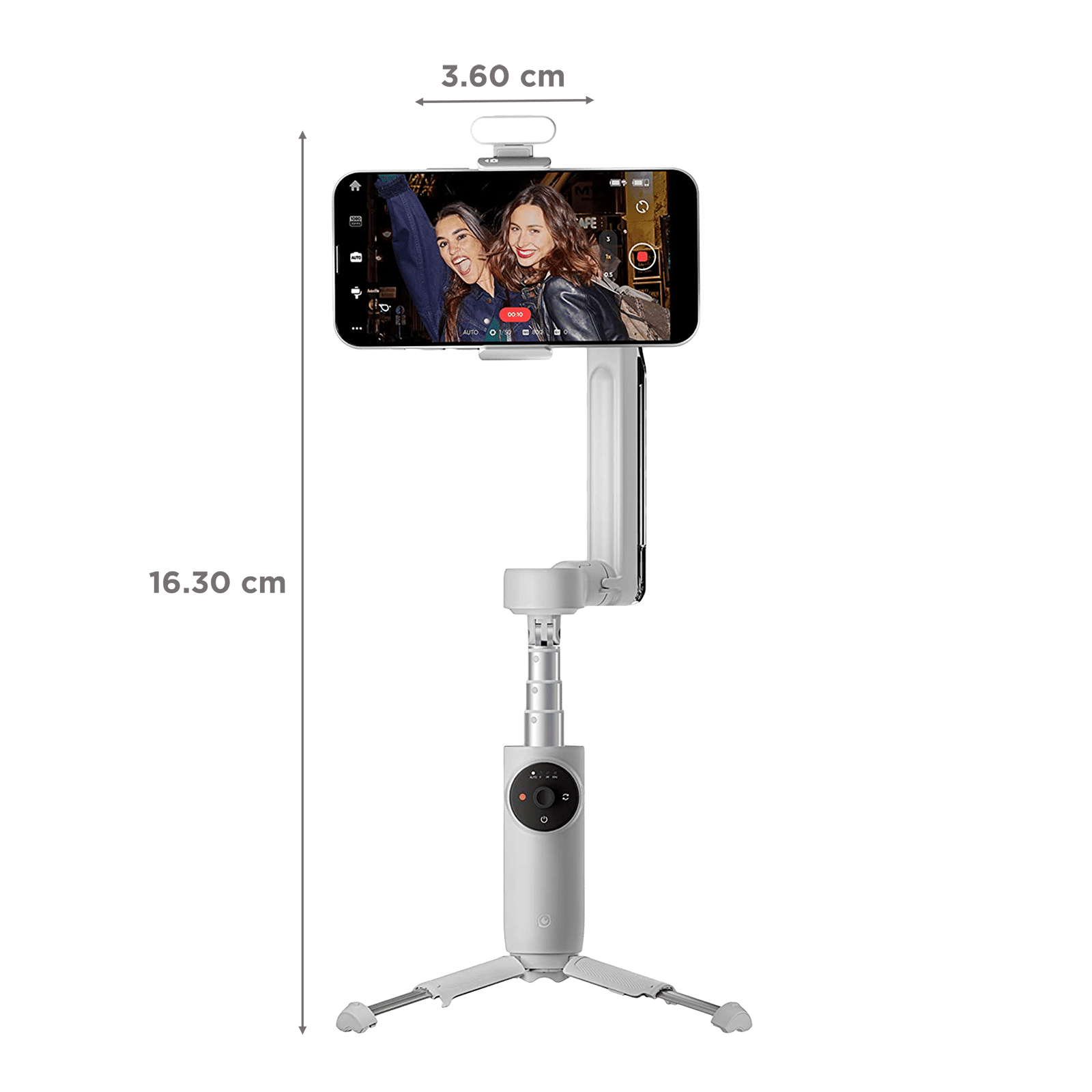 Insta360 Flow 3-Axis Gimbal for Mobile (Deep Track 3.0, Grey)_3