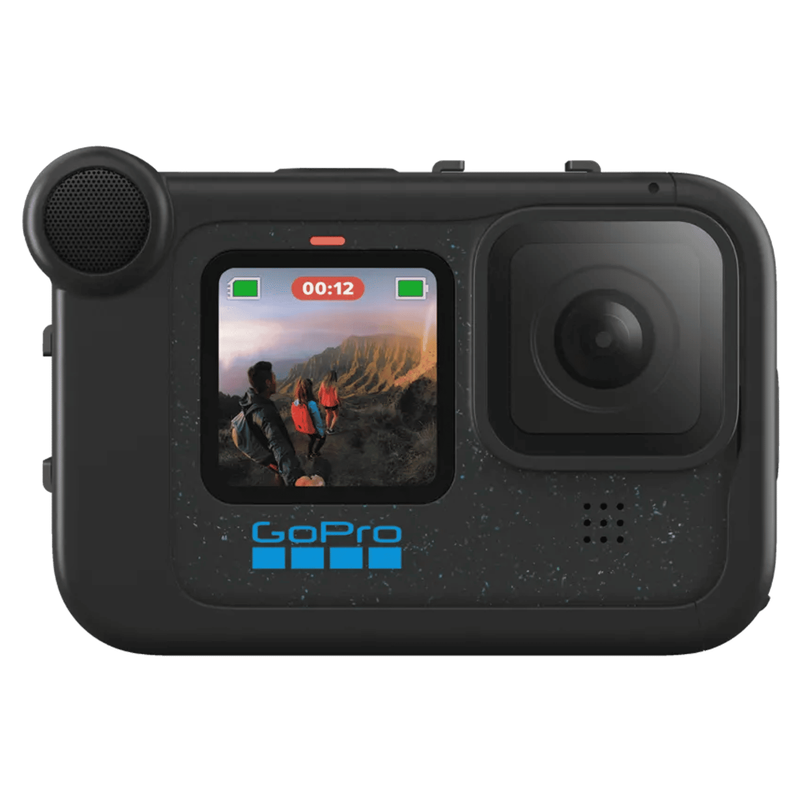 GoPro Camera Media Mod For HERO09 Black, HERO10 Black, HERO11 Black, HERO12 Black (Removable Windscreen, ADFMD-001, Black) GoPro Camera Media Mod For HERO09 Black, HERO10 Black, HERO11 Black, HERO12 Black (Removable Windscreen, ADFMD-001, Black)_2
