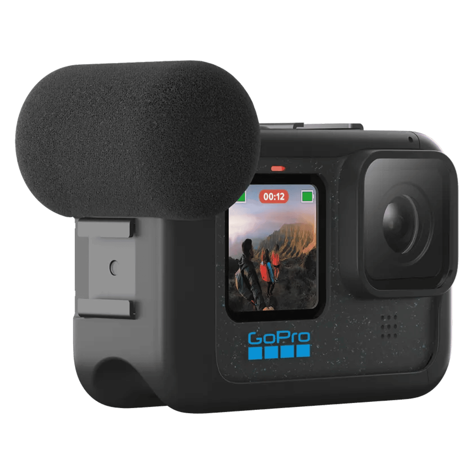 GoPro Camera Media Mod For HERO09 Black, HERO10 Black, HERO11 Black, HERO12 Black (Removable Windscreen, ADFMD-001, Black) GoPro Camera Media Mod For HERO09 Black, HERO10 Black, HERO11 Black, HERO12 Black (Removable Windscreen, ADFMD-001, Black)_3