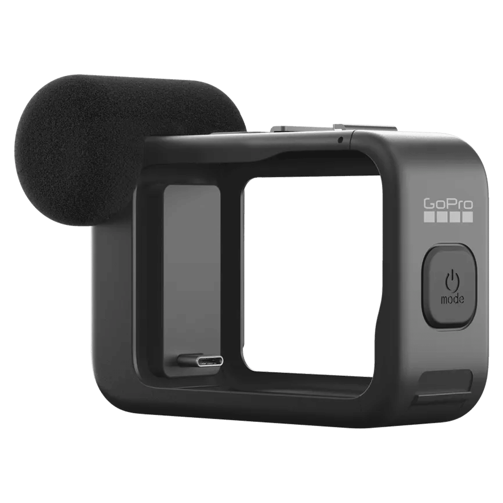 GoPro Camera Media Mod For HERO09 Black, HERO10 Black, HERO11 Black, HERO12 Black (Removable Windscreen, ADFMD-001, Black) GoPro Camera Media Mod For HERO09 Black, HERO10 Black, HERO11 Black, HERO12 Black (Removable Windscreen, ADFMD-001, Black)_1