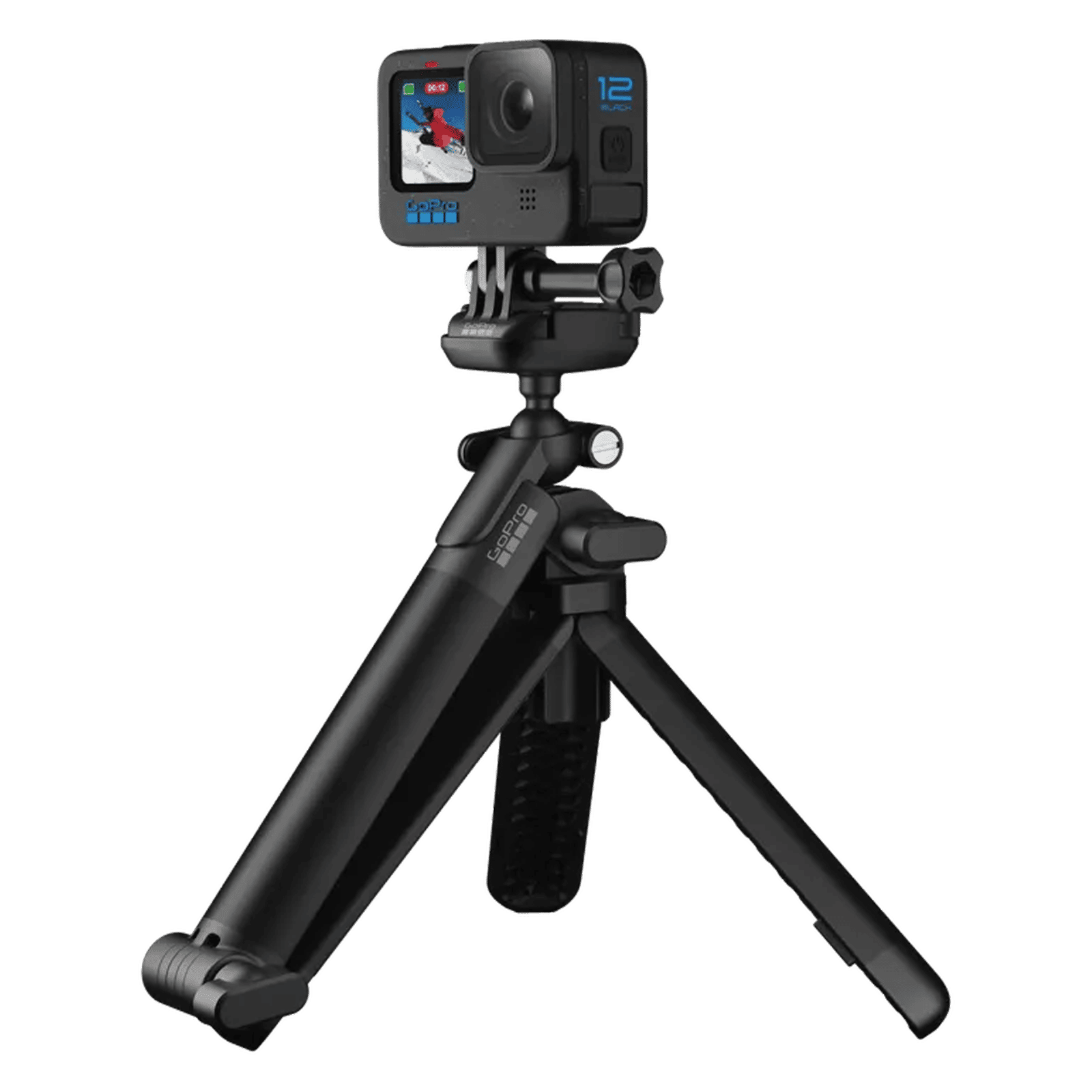 GoPro 3-Way 2.0 49.53cm Adjustable Tripod for Action Camera (360 Degree Rotatable, Black) GoPro 3-Way 2.0 49.53cm Adjustable Tripod for Action Camera (360 Degree Rotatable, Black)_1