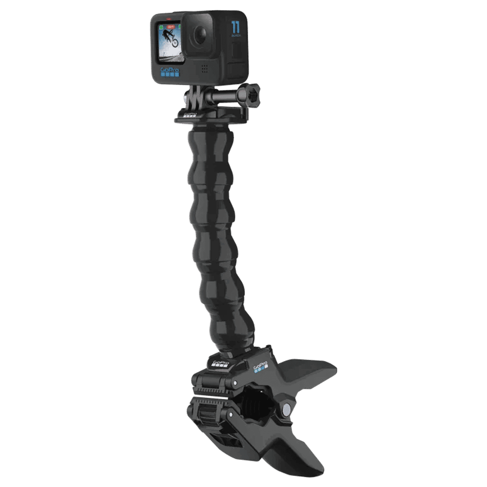 GoPro Jaws Mounting Kit for Camera (Removable Neck, Black) GoPro Jaws Mounting Kit for Camera (Removable Neck, Black)_1
