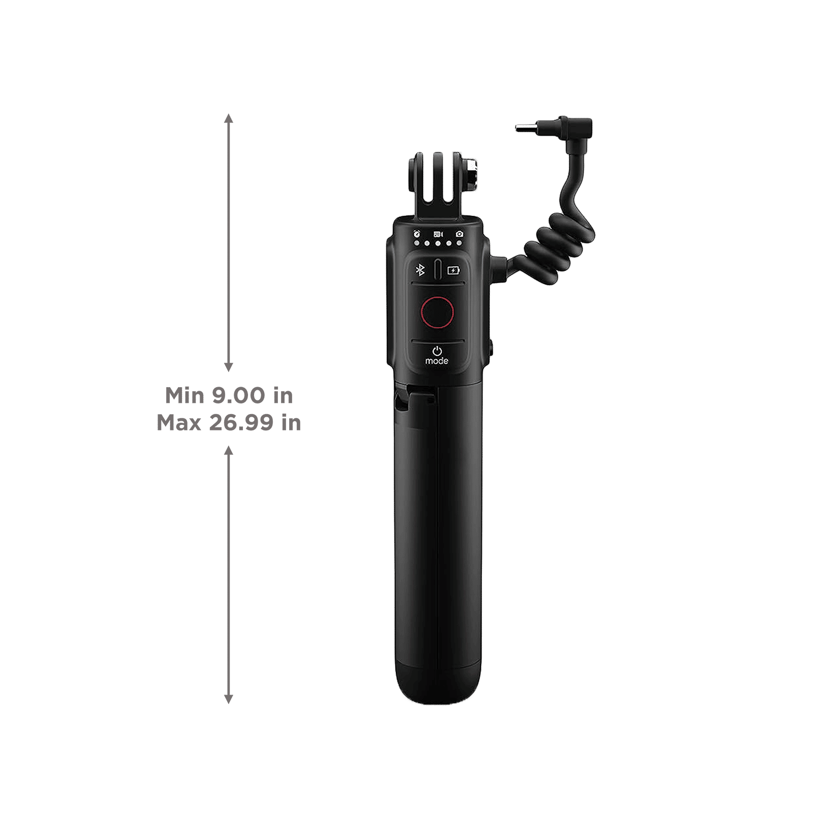 GoPro Volta 3000cm Adjustable Tripod for Action Camera with Remote (Weather Resistant, Black) GoPro Volta 3000cm Adjustable Tripod for Action Camera with Remote (Weather Resistant, Black)_2