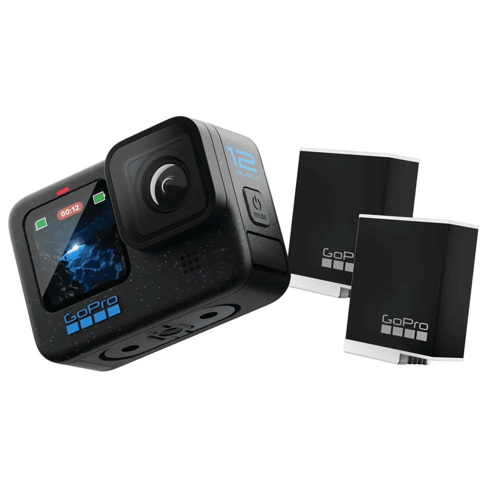 GoPro HERO12 Holiday Bundle 5.3K and 27MP 240 FPS Waterproof Sports Action Camera with Hyper Smooth 6.0 Technology (Black)_2