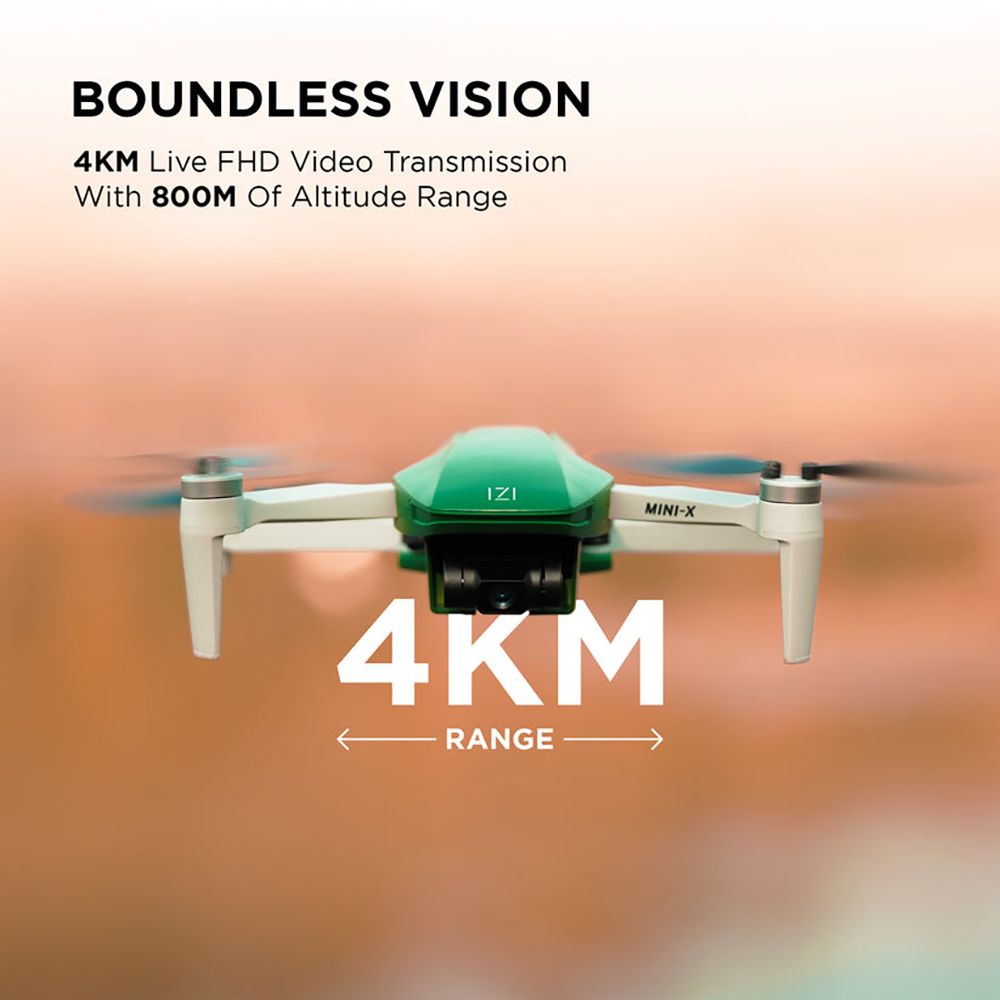 IZI Mini X Drone Combo (3 Axis Stabilized Gimbal, Dark Green) IZI Mini X Drone Combo (3 Axis Stabilized Gimbal, Dark Green)_14