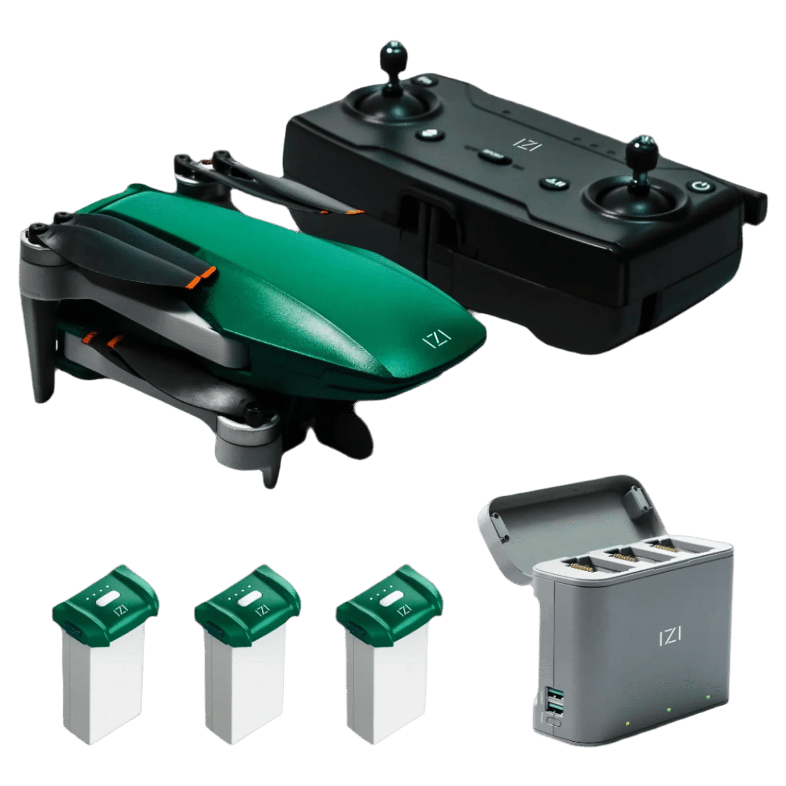 IZI Mini X Drone Combo (3 Axis Stabilized Gimbal, Dark Green) IZI Mini X Drone Combo (3 Axis Stabilized Gimbal, Dark Green)_2