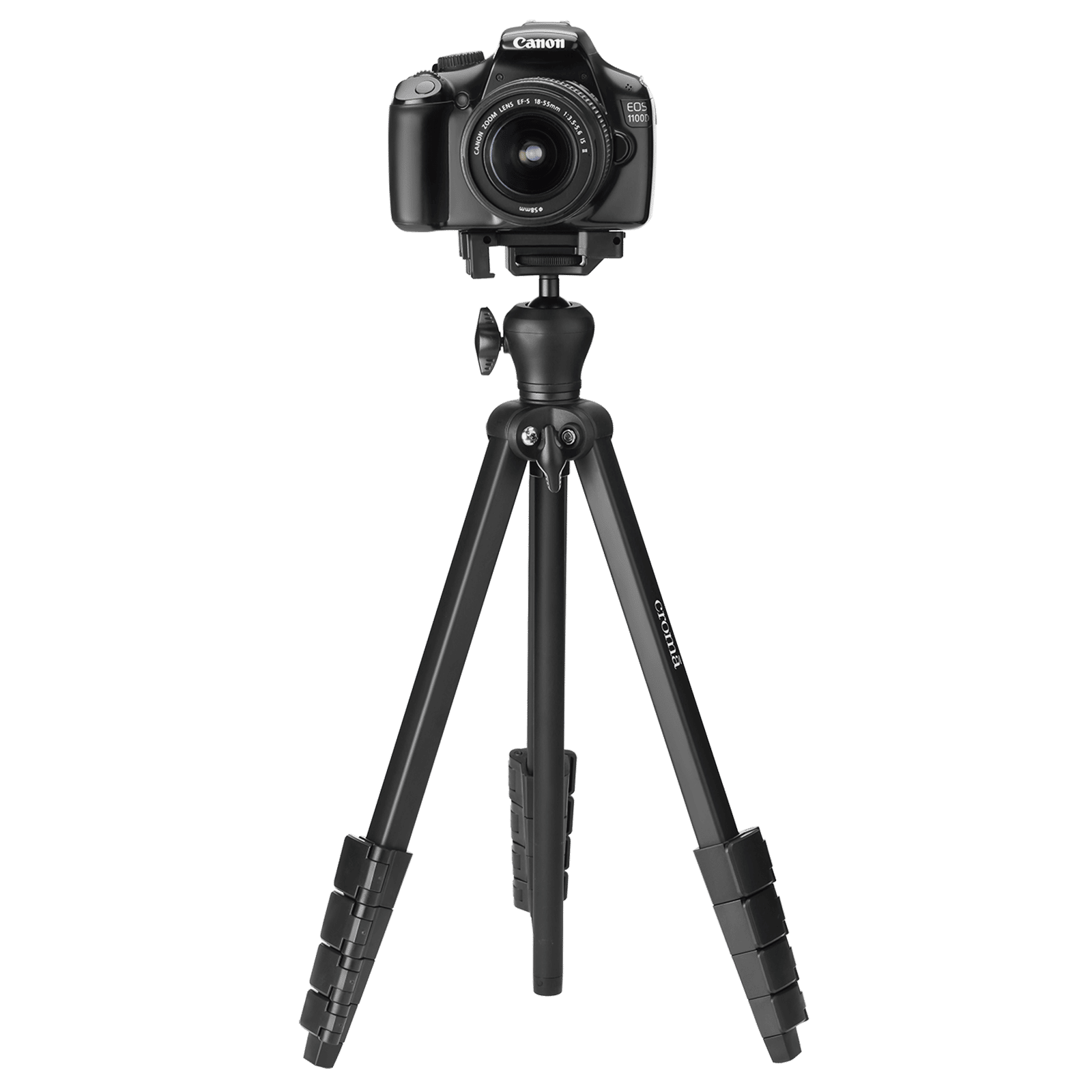 Croma 148cm Adjustable Tripod for Mobile and Camera (360 Degree Rotatable, Black) Croma 148cm Adjustable Tripod for Mobile and Camera (360 Degree Rotatable, Black)_5