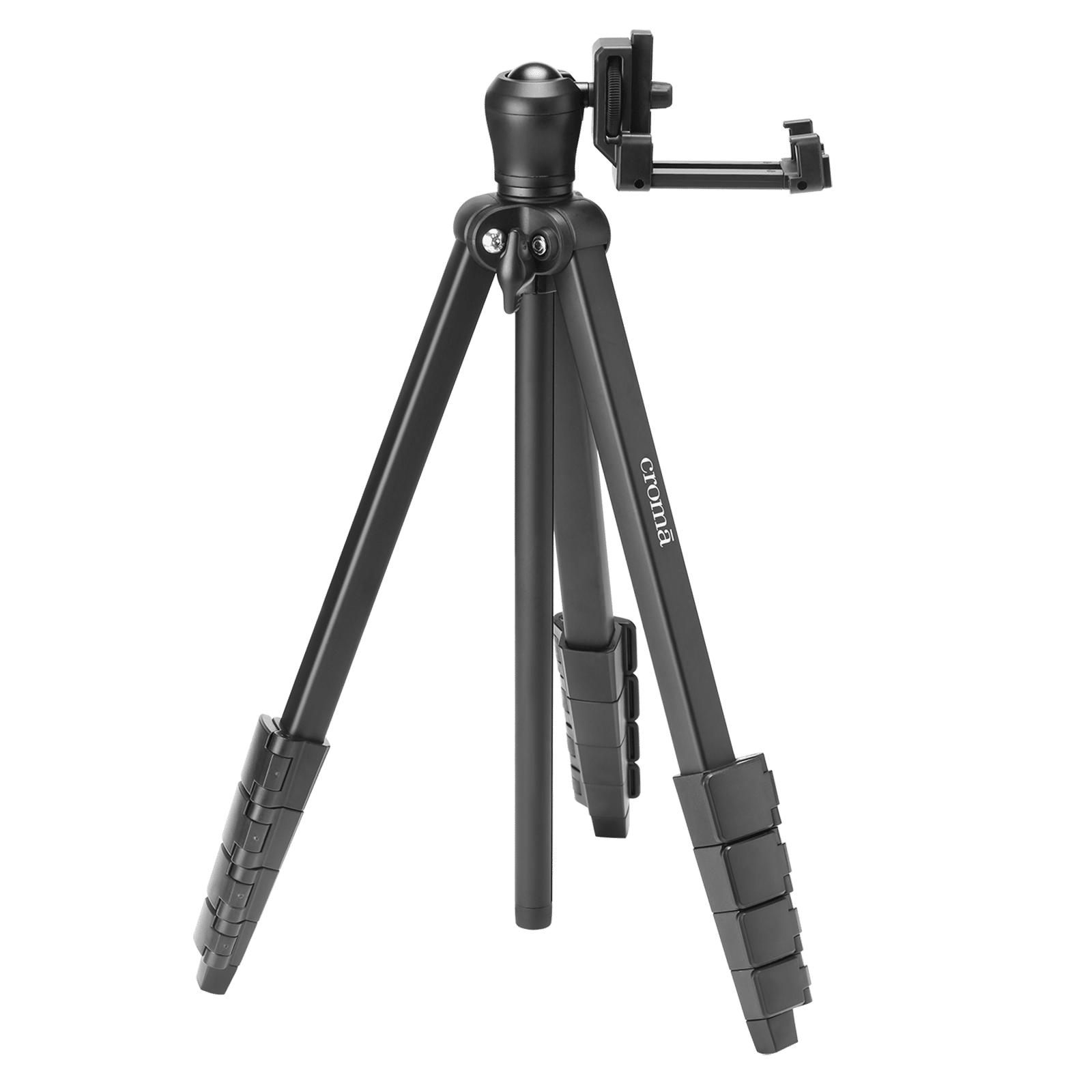 Croma 148cm Adjustable Tripod for Mobile and Camera (360 Degree Rotatable, Black) Croma 148cm Adjustable Tripod for Mobile and Camera (360 Degree Rotatable, Black)_3
