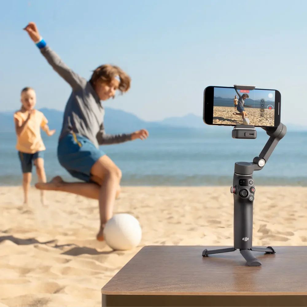 DJI Osmo 7P 3-Axis Gimble for Mobile (Gesture Control, Black)_10