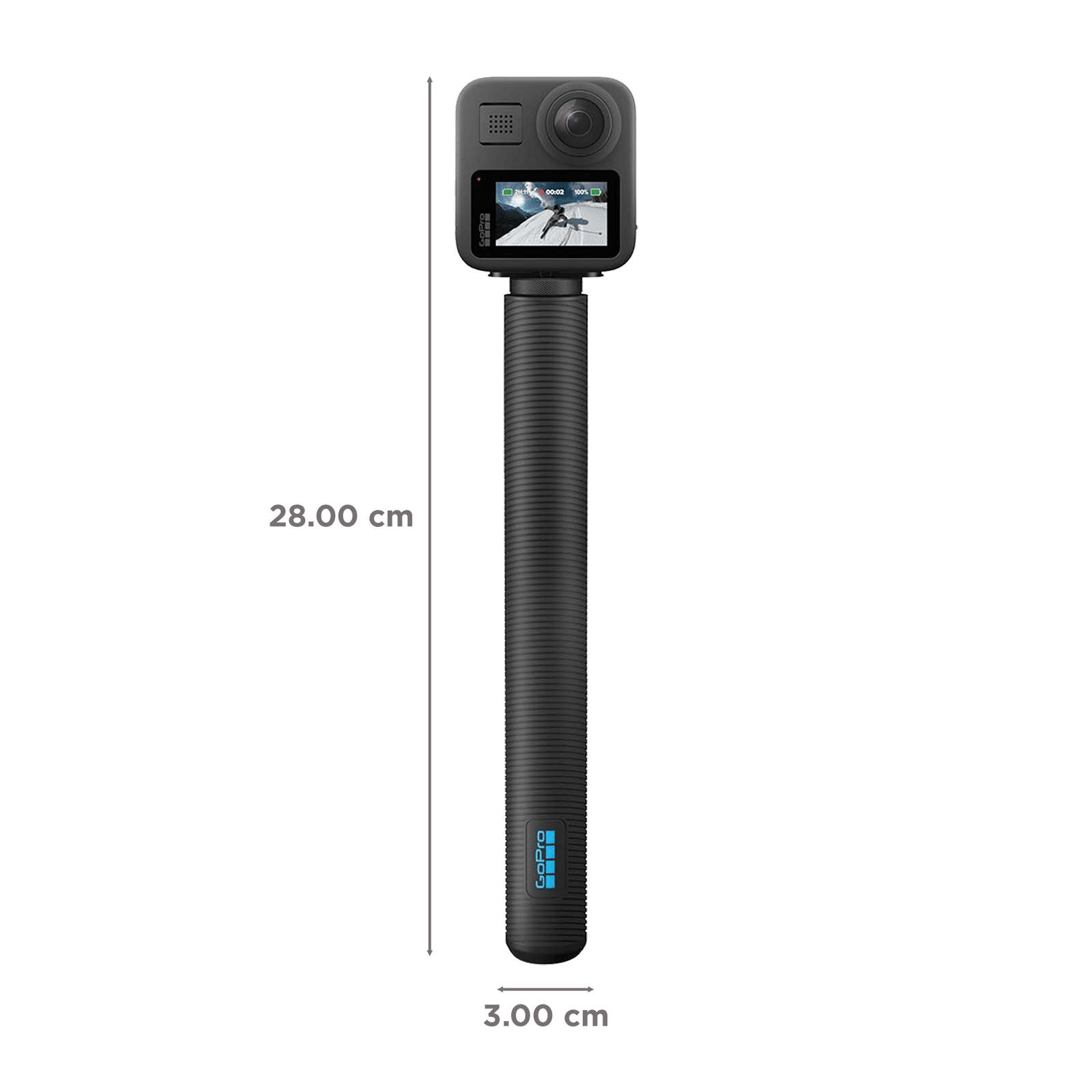 GoPro 4 Feet Extension Pole Finger Mount Adapter for Camera (Invisible 360 Grip, Black) GoPro 4 Feet Extension Pole Finger Mount Adapter for Camera (Invisible 360 Grip, Black)_3